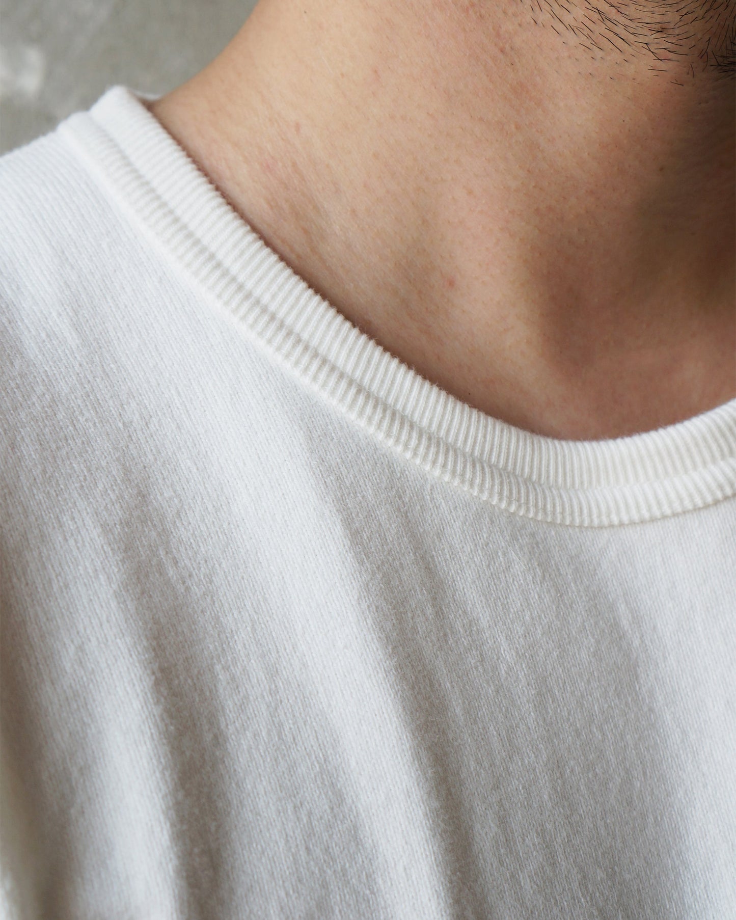 Crewneck T-shirt - Double Heavyweight - White