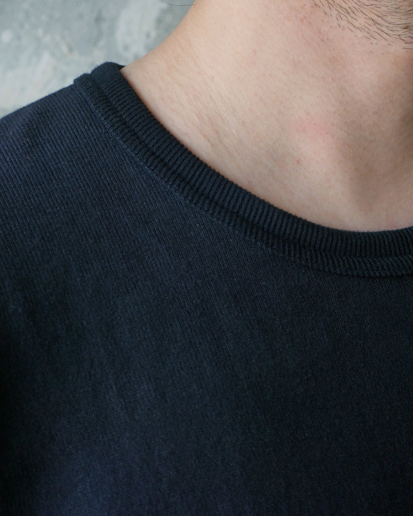 Crewneck T-shirt - Double Heavyweight - Black