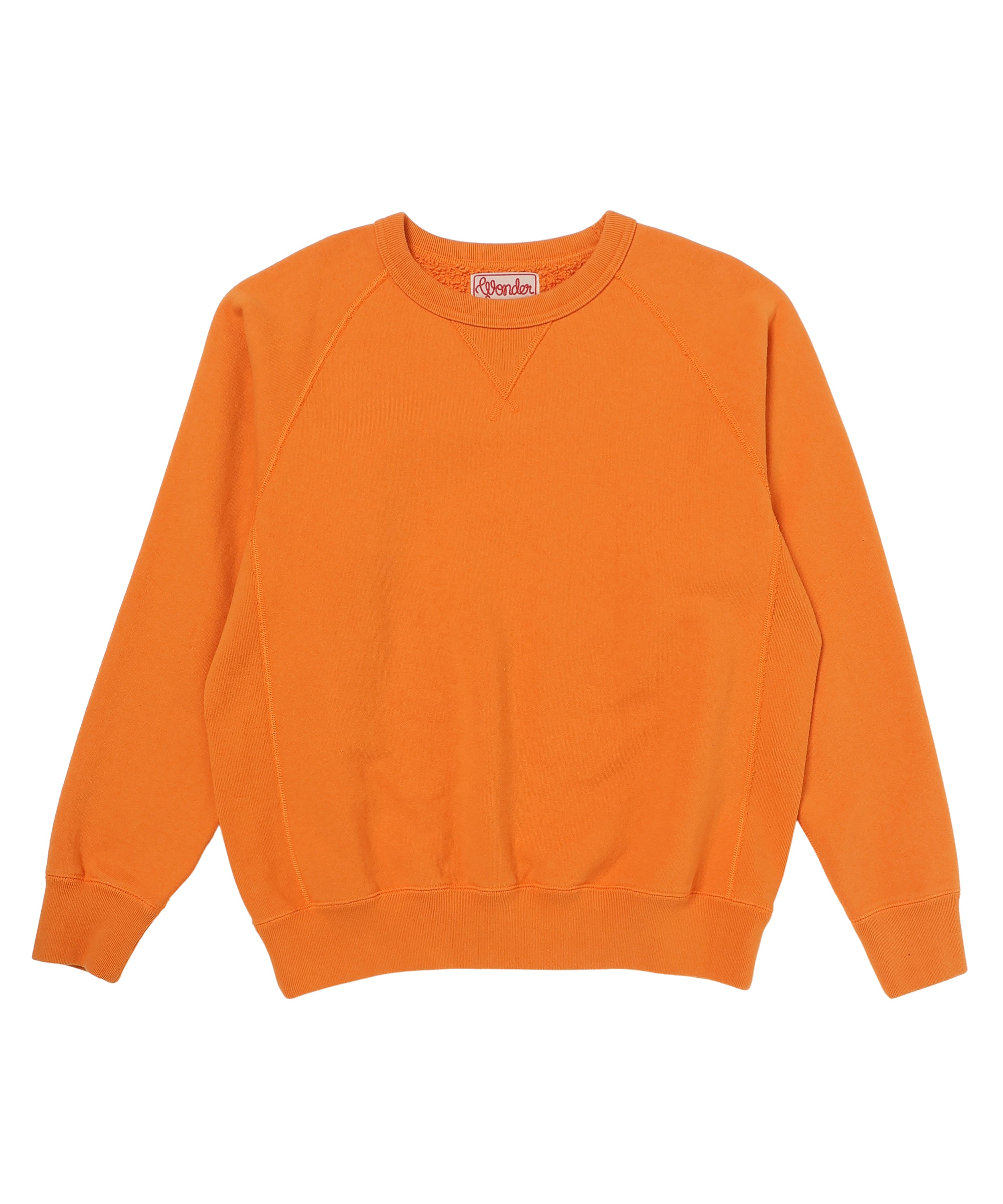 Pullover Crewneck - Super Looper French Terry - Orange – Wonder Looper