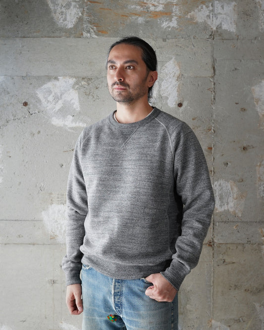 Crewneck - Fleeced Foxfibre® - Charcoal