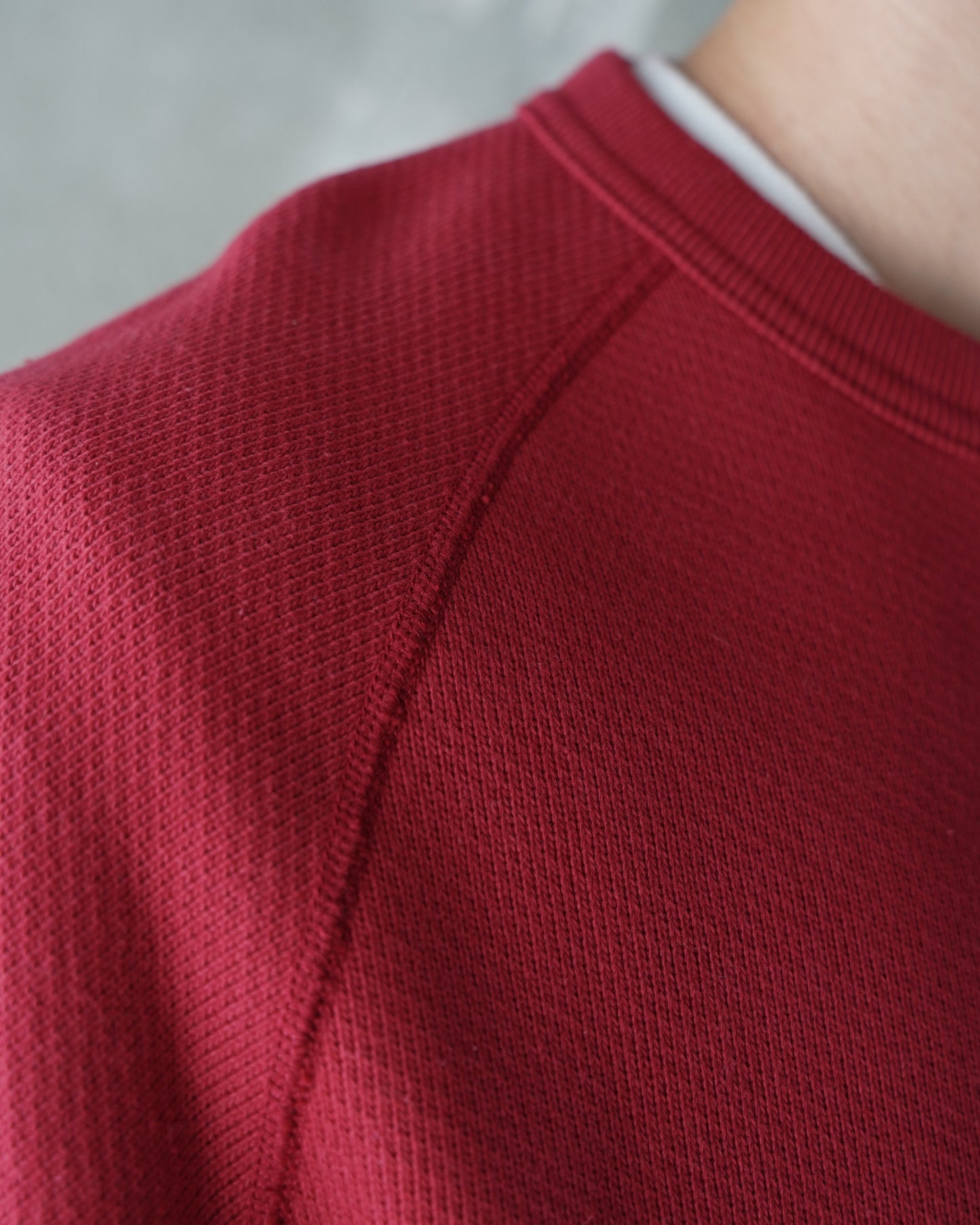 Pullover Crewneck - 701gsm Double Heavyweight French Terry - Red
