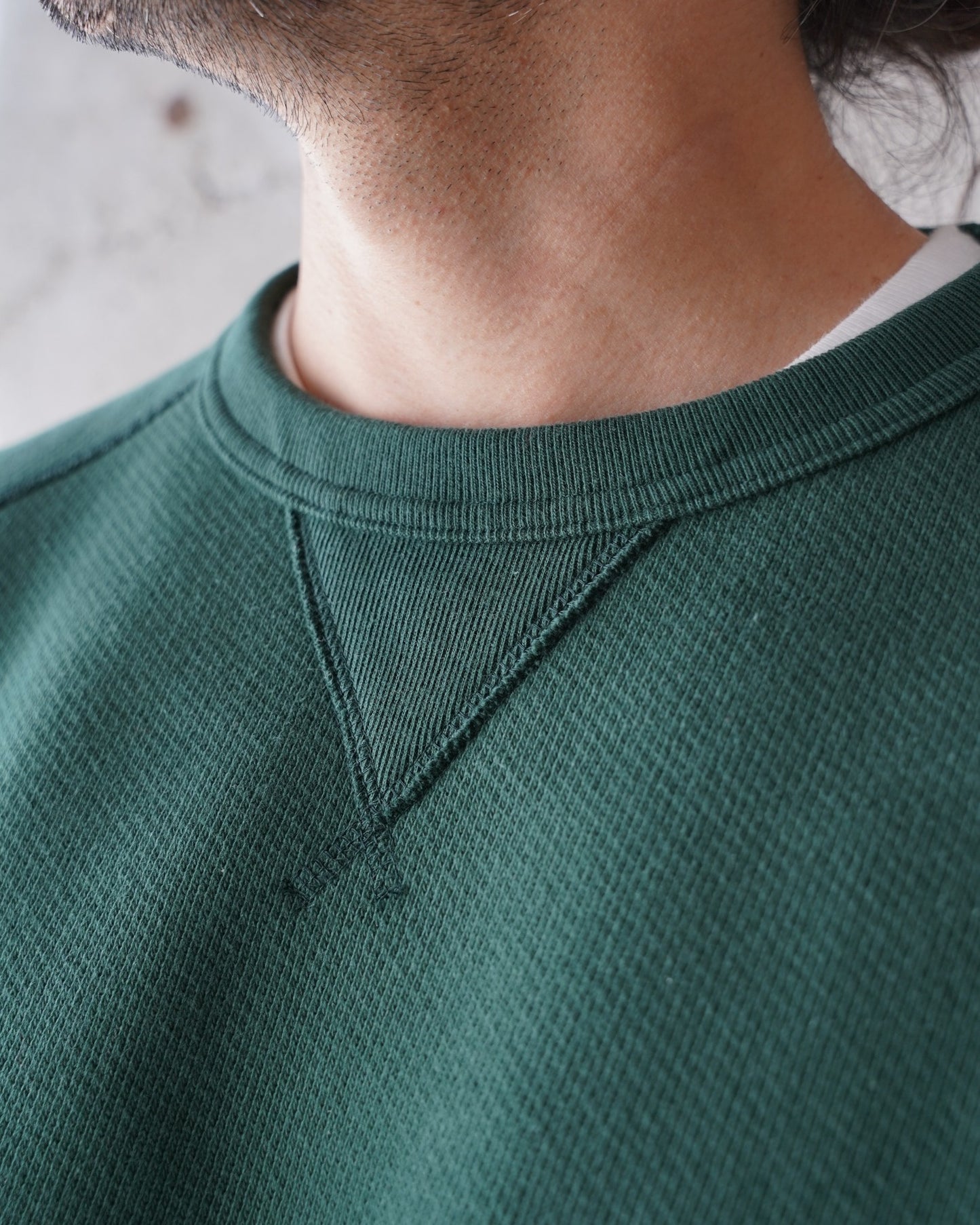 Pullover Crewneck - 701gsm Double Heavyweight French Terry - Green