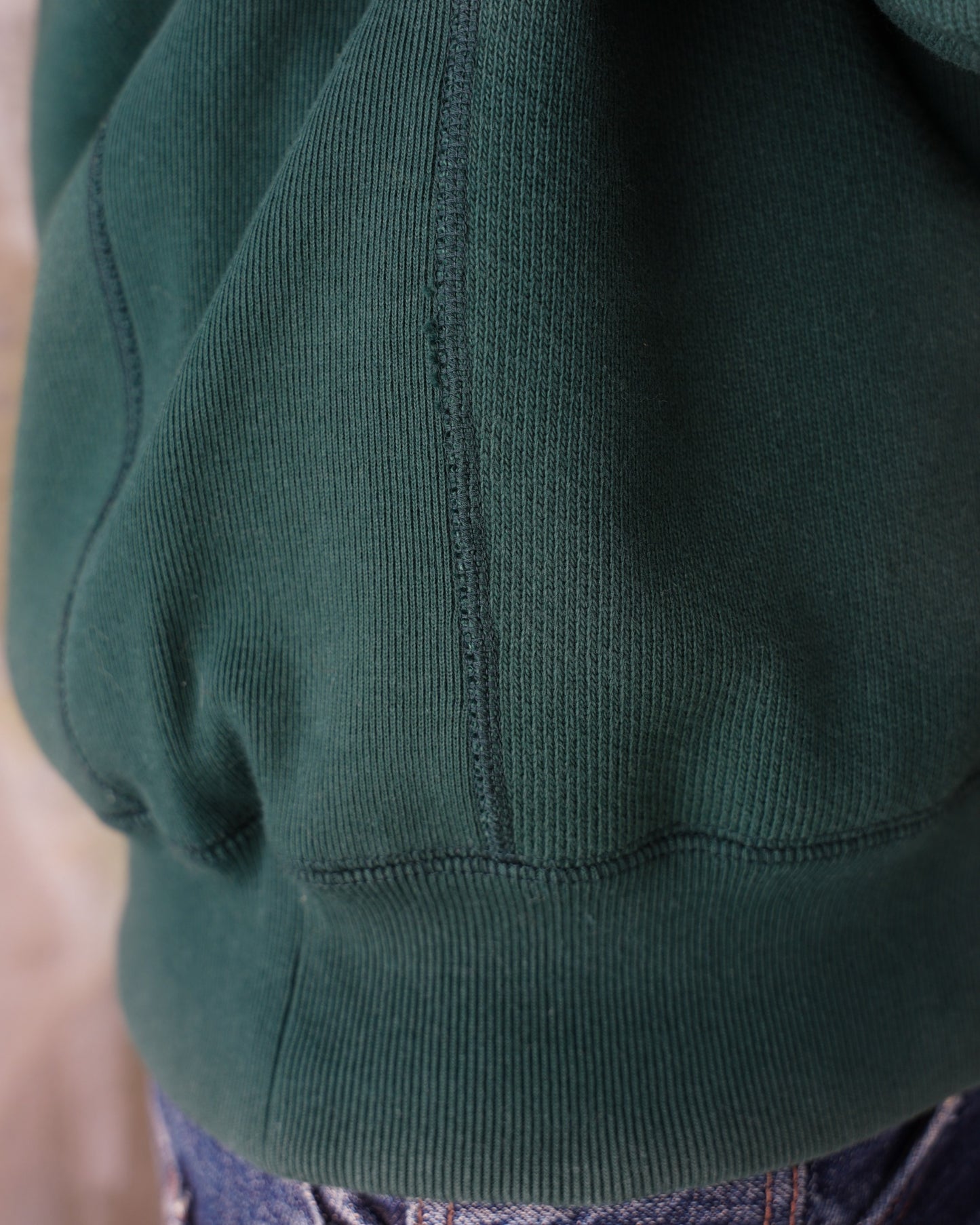 Pullover Crewneck - 701gsm Double Heavyweight French Terry - Green