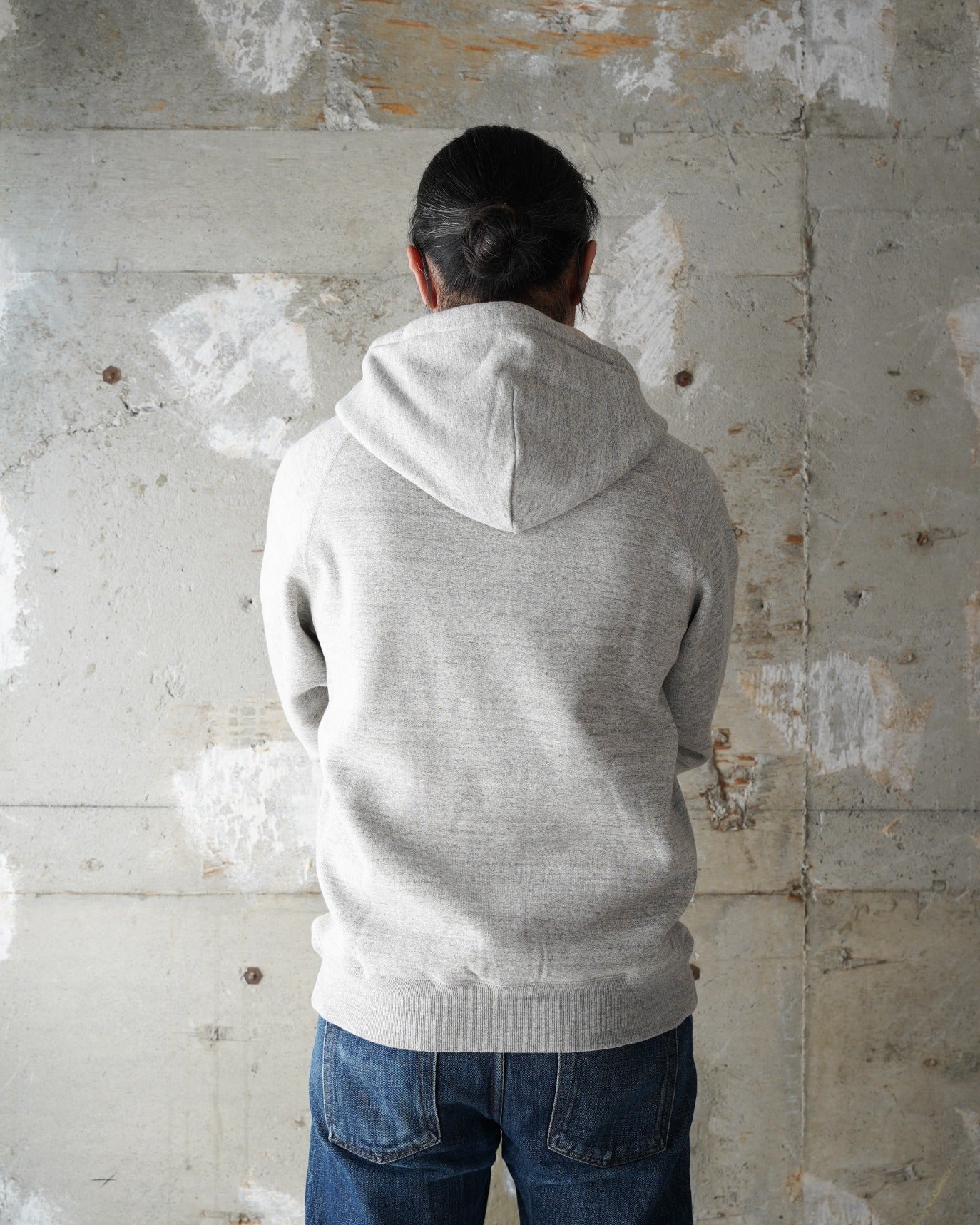 Pullover Hoodie - Fleeced Fox Fiber - Heather Grey | Wonder Looper