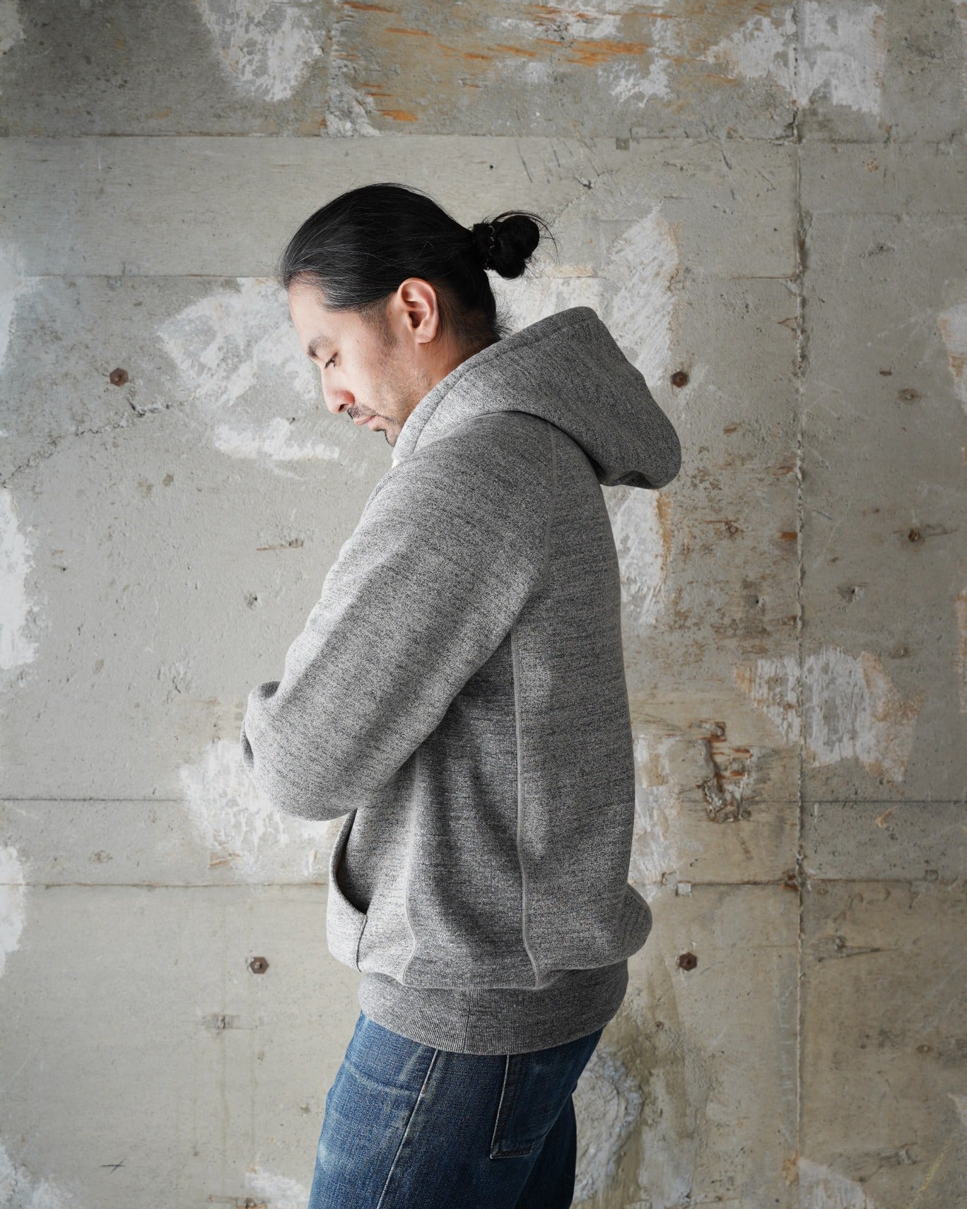 Pullover Hoodie - Fleeced Foxfibre® - Charcoal
