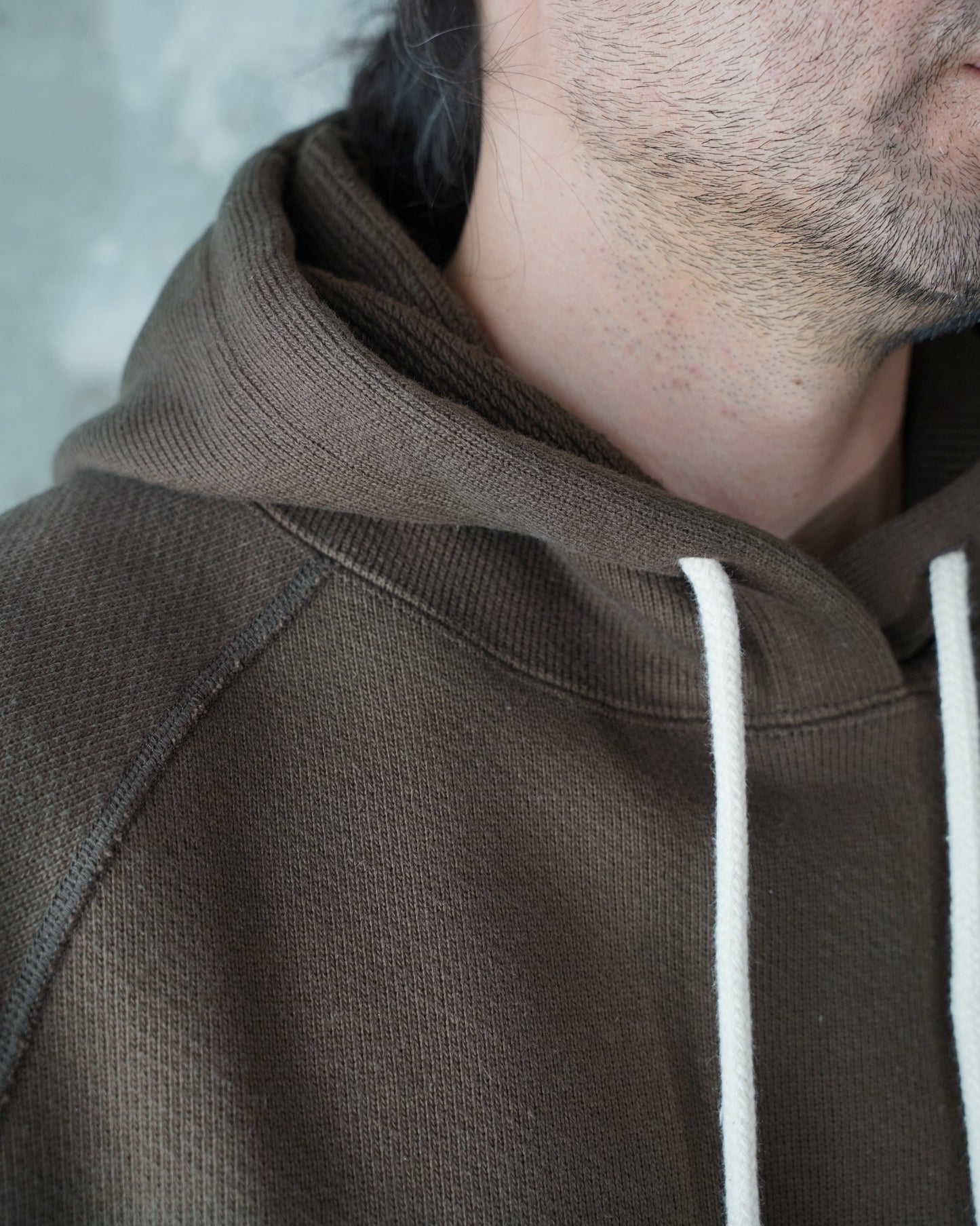 Pullover Hoodie - 701gsm Double Heavyweight French Terry - Khaki Green | Wonder Looper