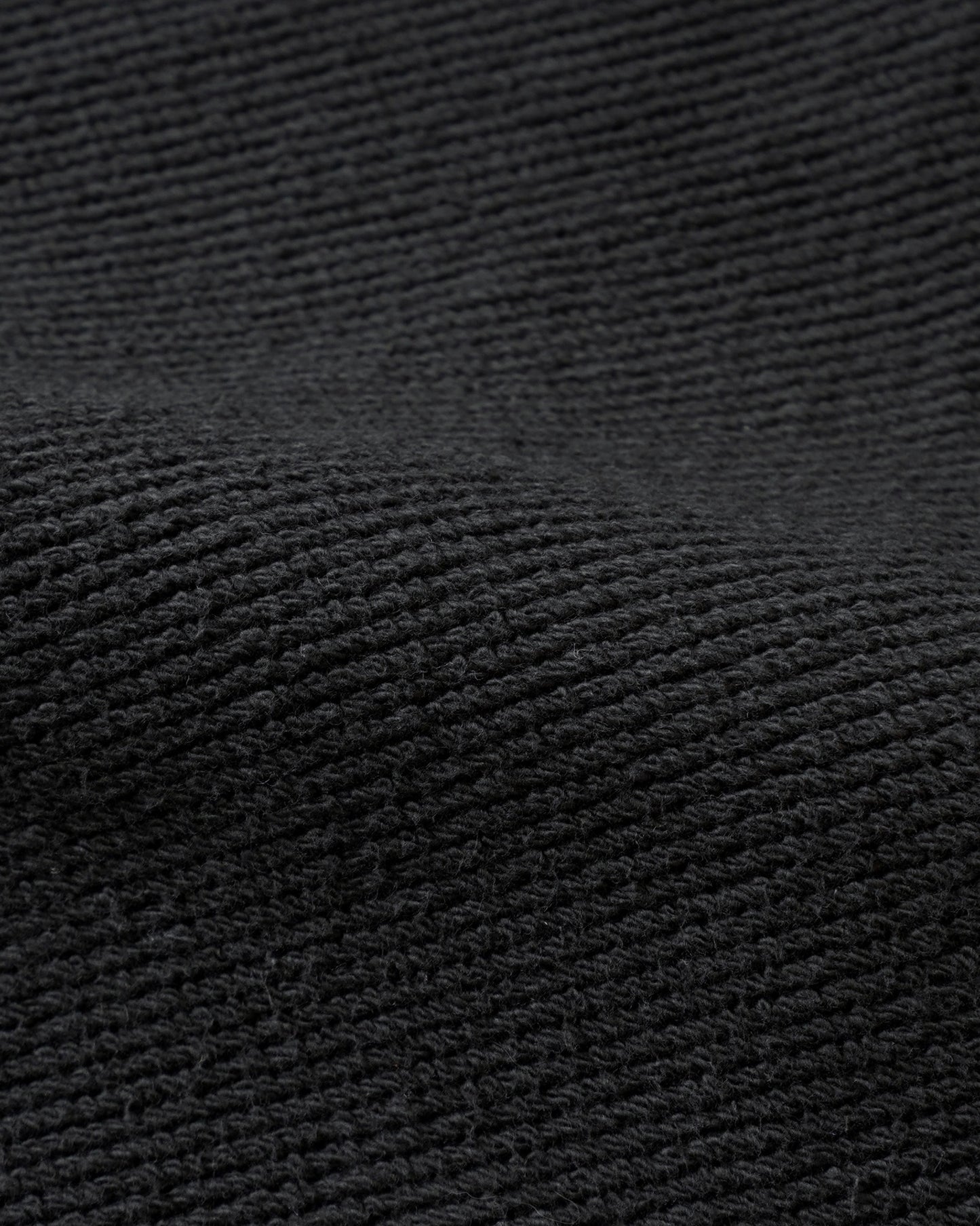 Zip Hoodie - 701gsm Double Heavyweight French Terry - Sumi Black