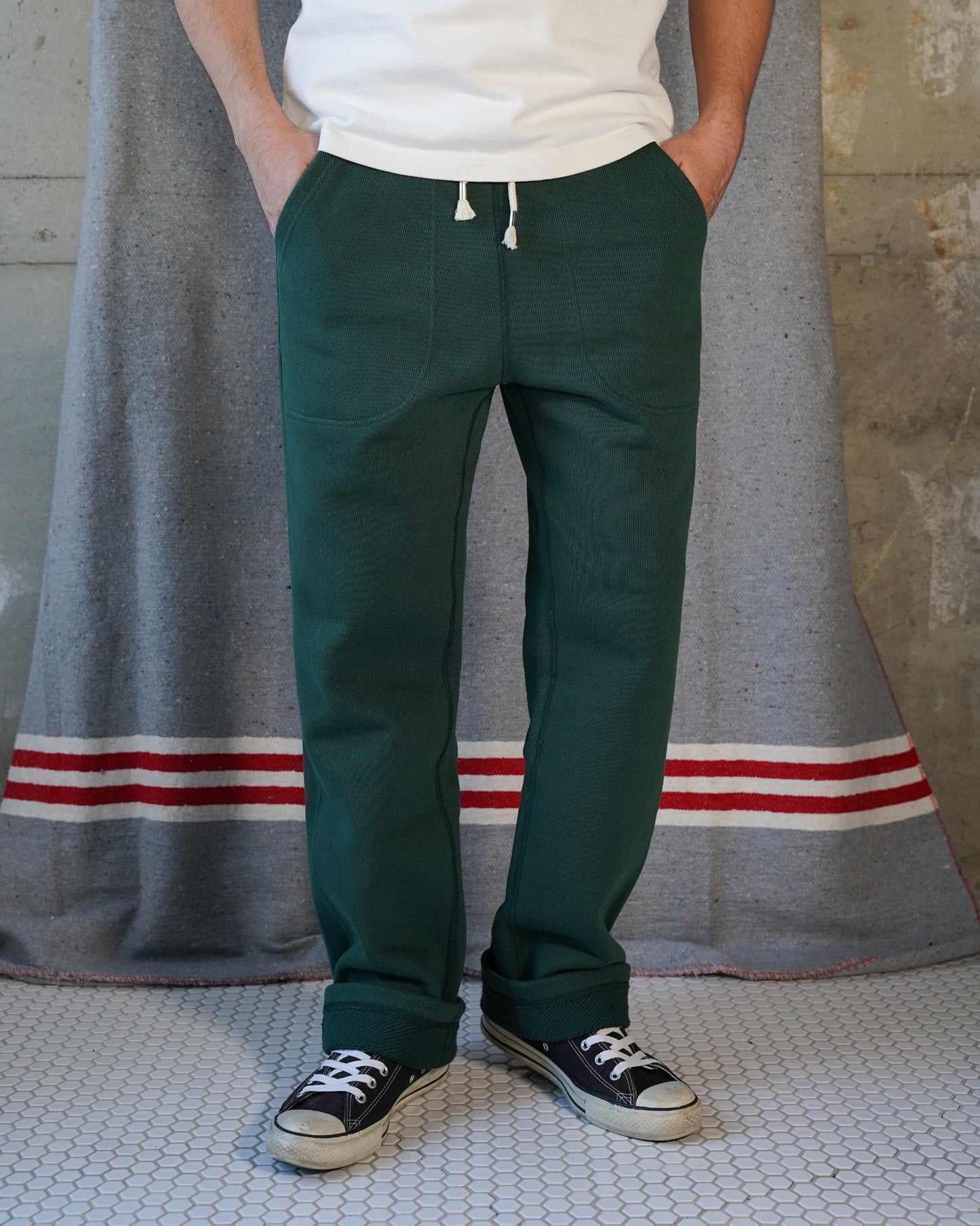 Sweatpants - 701gsm Double Heavyweight French Terry - Green