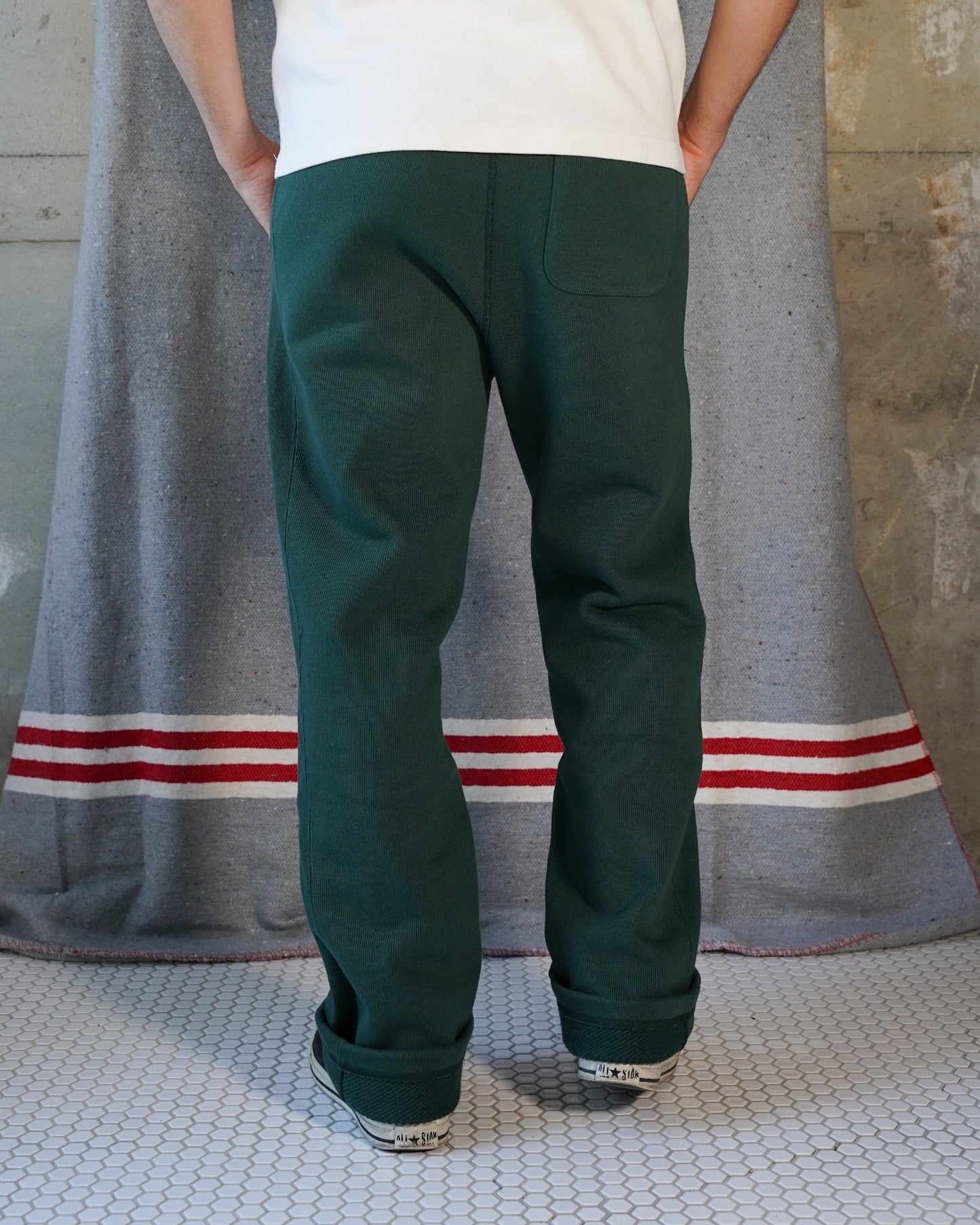 Sweatpants - 701gsm Double Heavyweight French Terry - Green