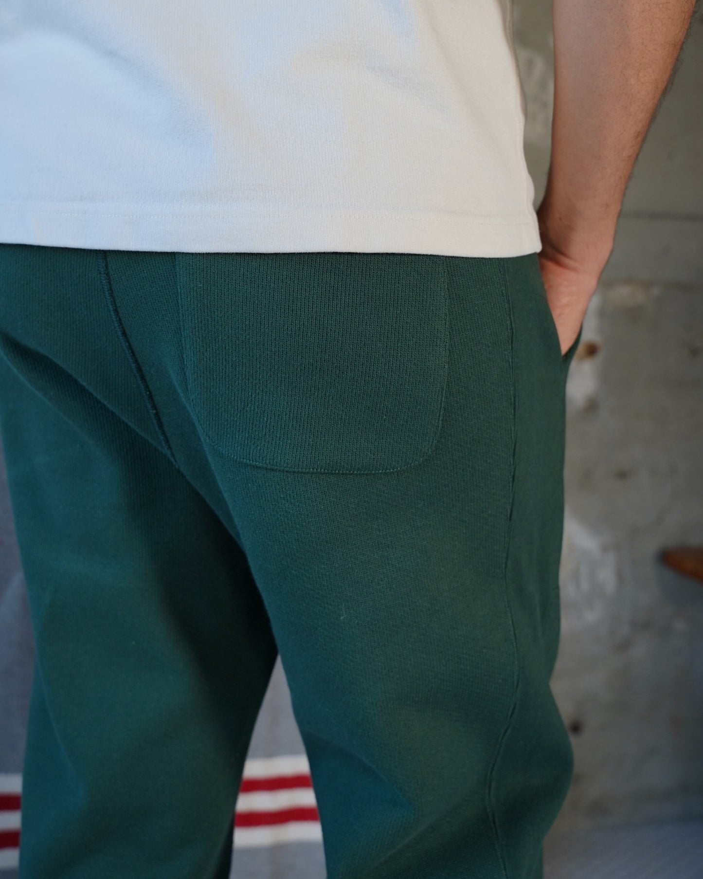 Sweatpants - 701gsm Double Heavyweight French Terry - Green