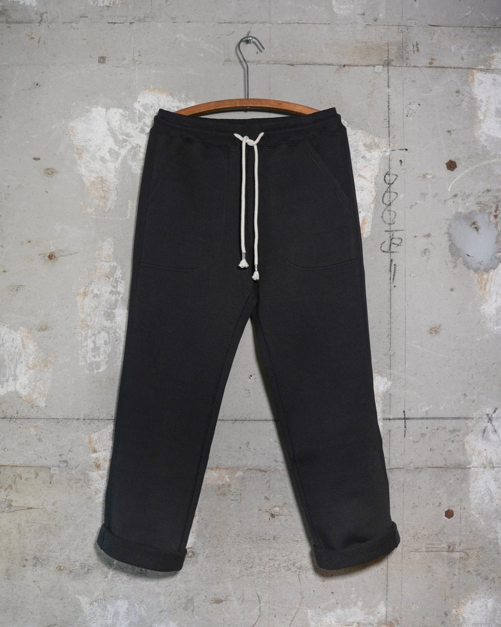Sweatpants - Double Heavyweight French Terry - Sumi Black