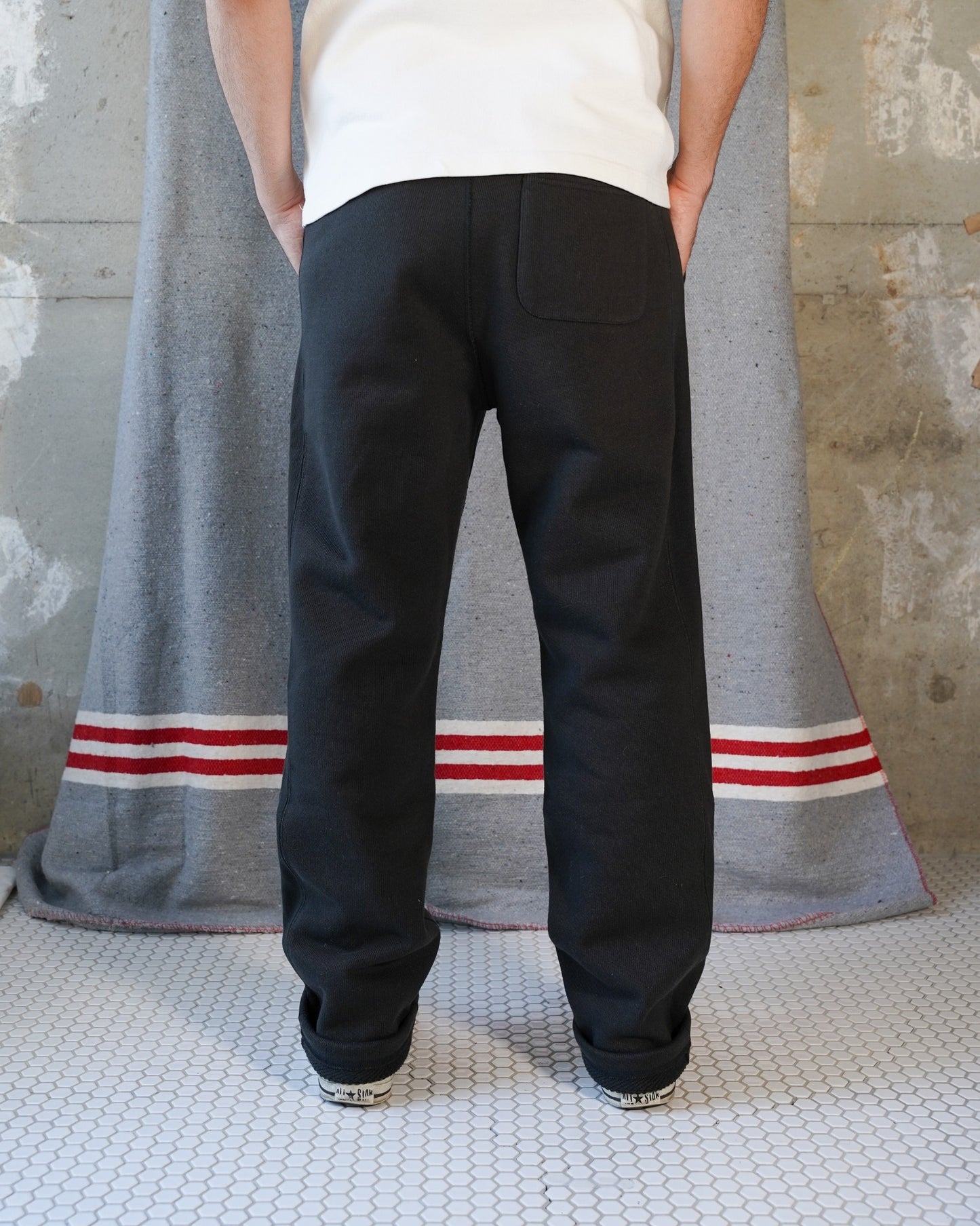 Sweatpants - Double Heavyweight French Terry - Sumi Black