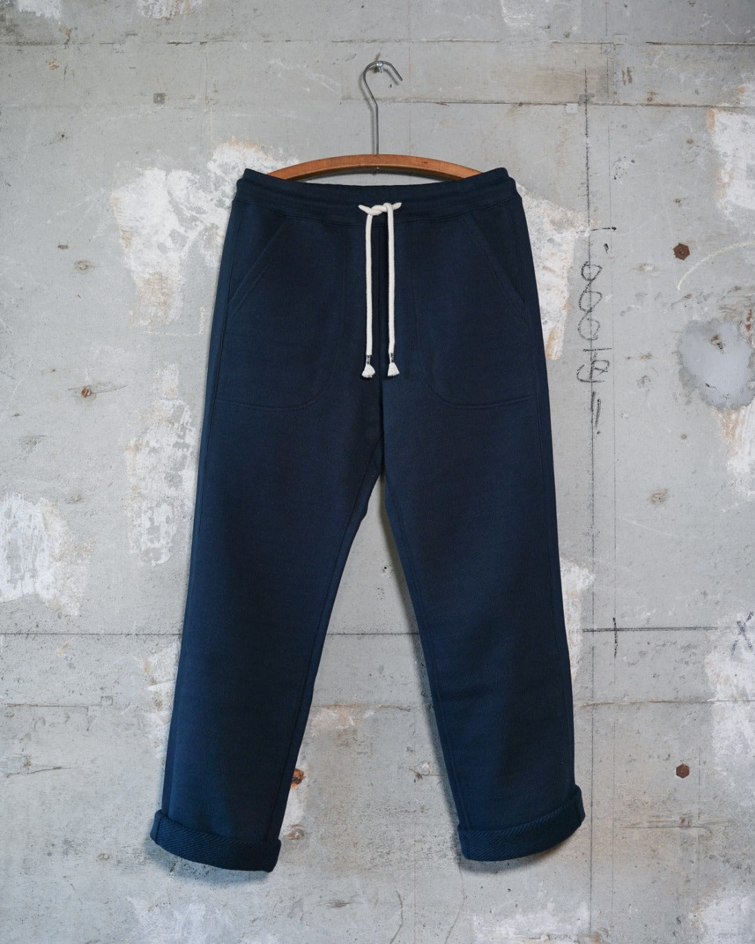 Sweatpants - 701gsm Double Heavyweight French Terry - Navy
