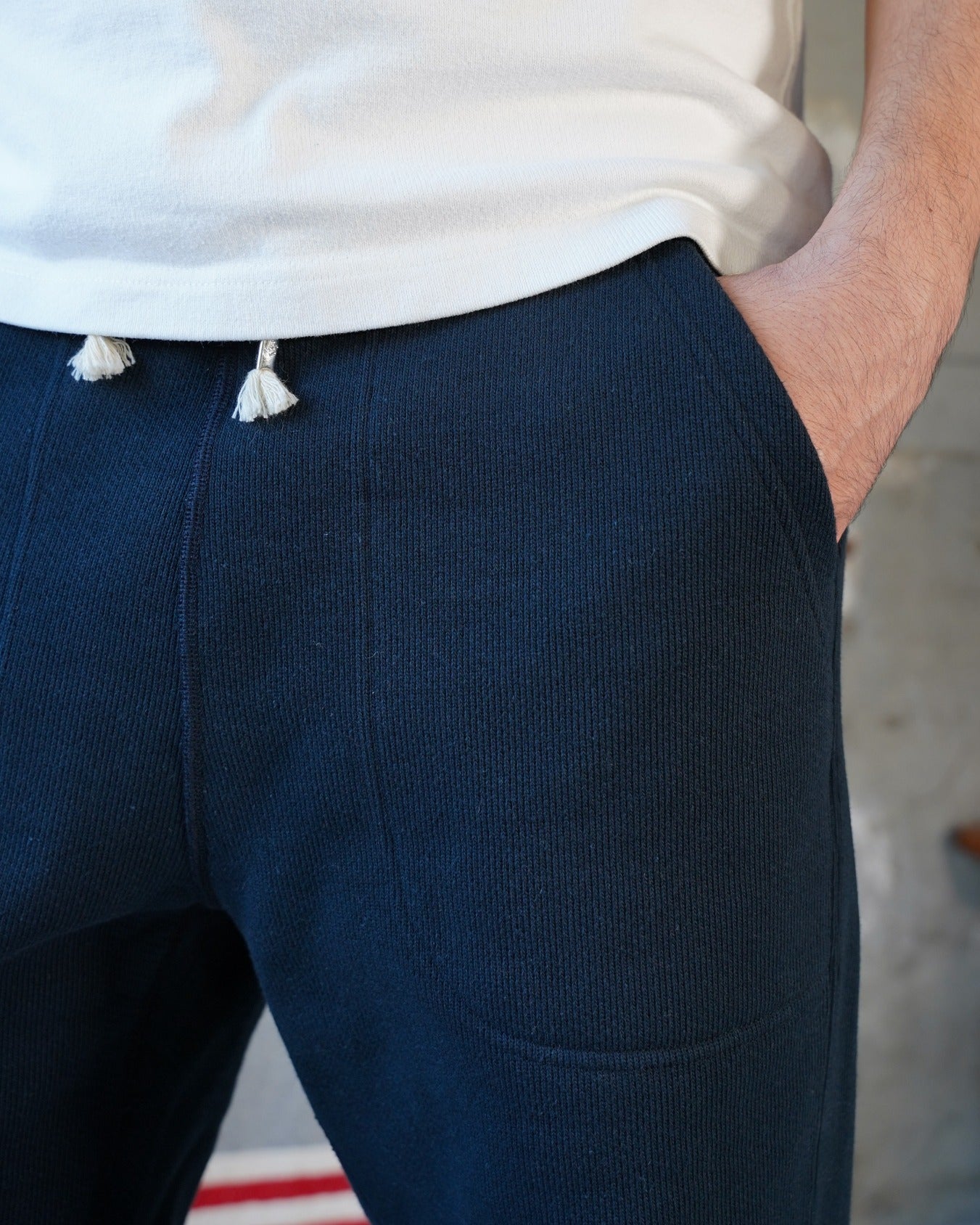 Sweatpants - 701gsm Double Heavyweight French Terry - Navy