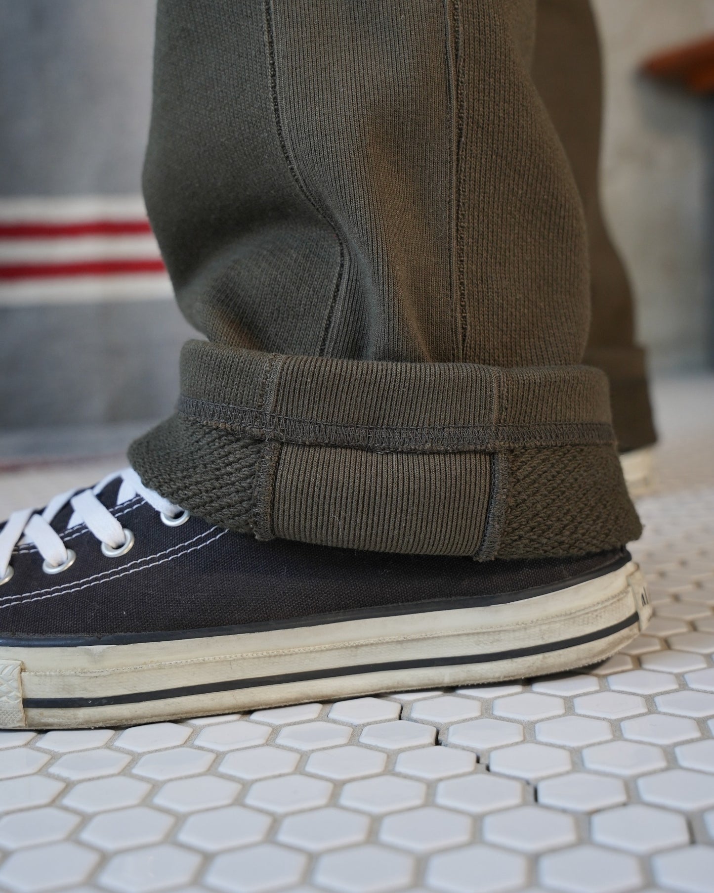 Sweatpants - 701gsm Double Heavyweight French Terry - Khaki