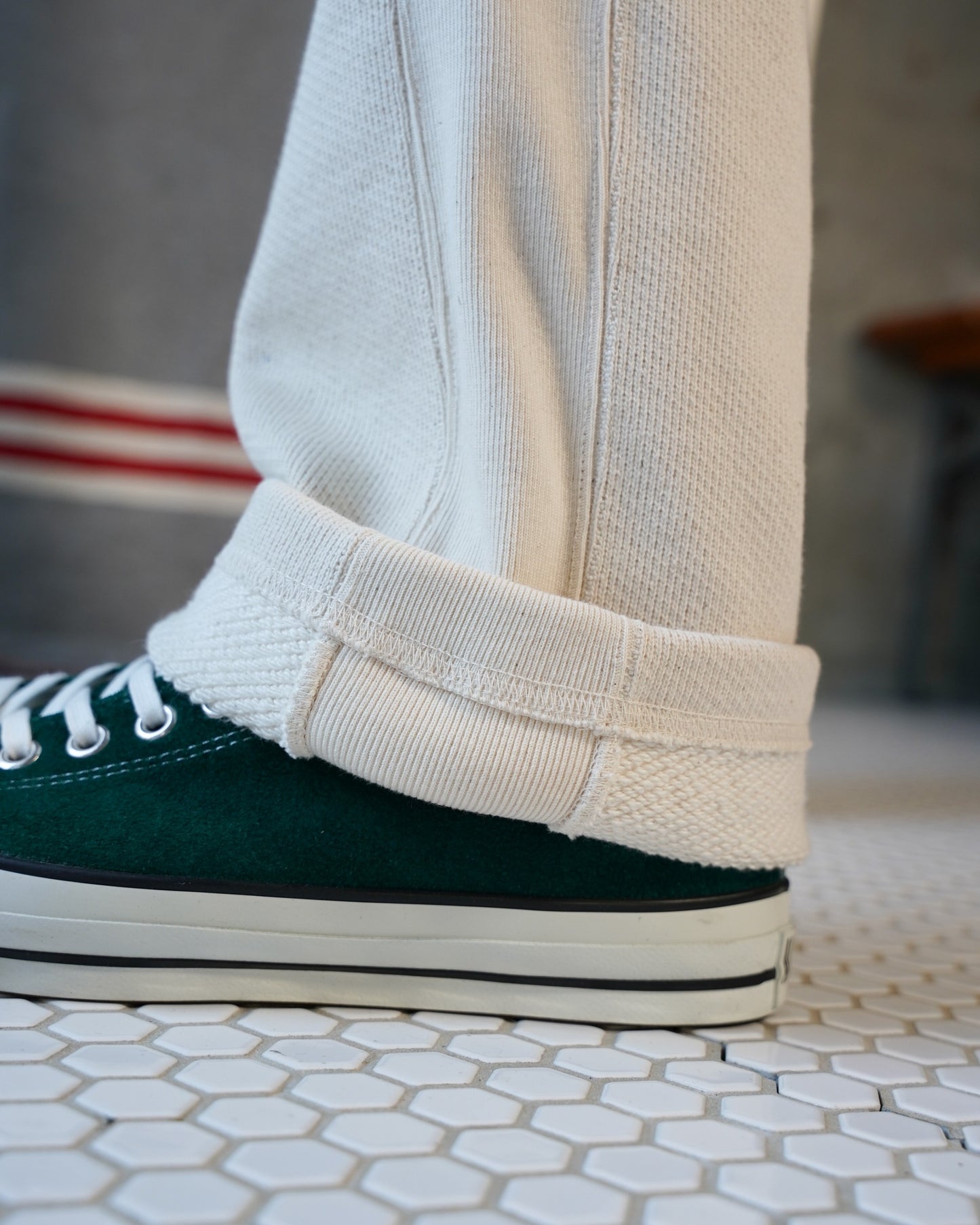 Sweatpants - 701gsm Double Heavyweight French Terry - Ecru