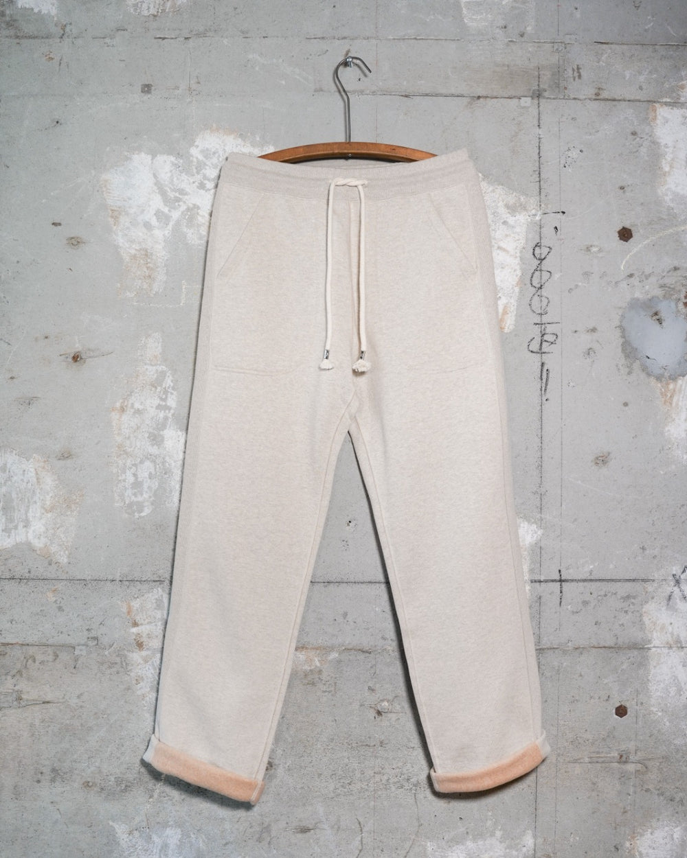 Sweatpants - Fleeced Foxfibre® - Oatmeal