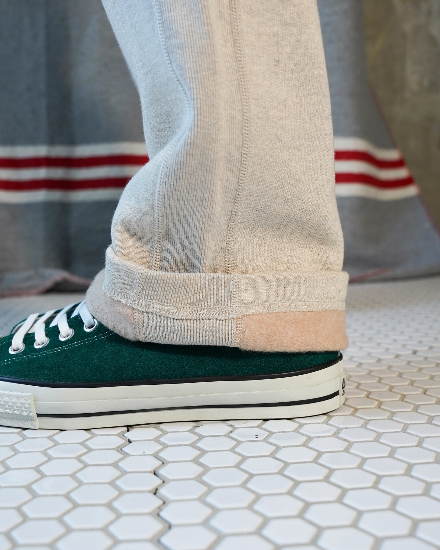 Sweatpants - Fleeced Foxfibre® - Oatmeal