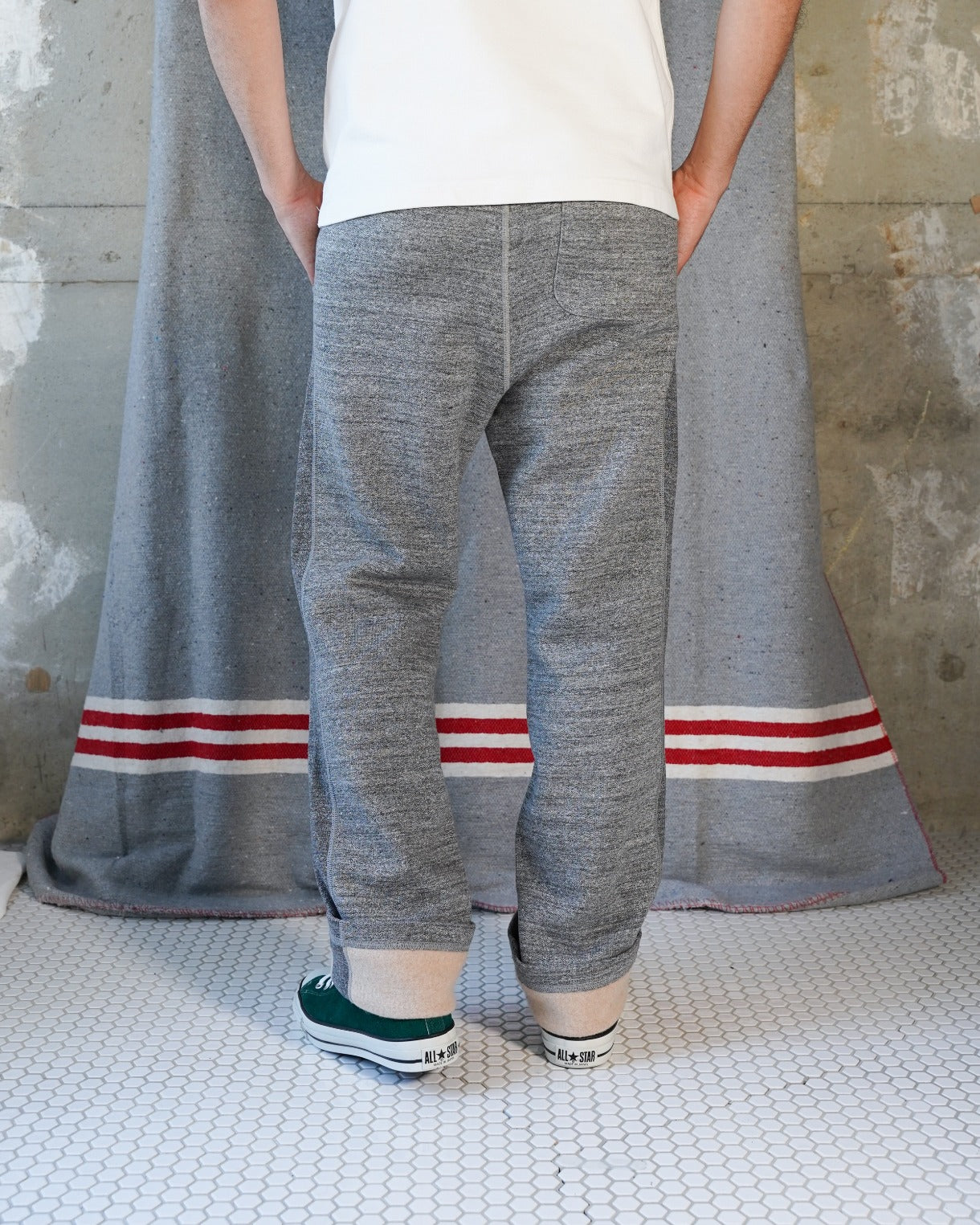 Sweatpants - Fleeced Foxfibre® - Charcoal