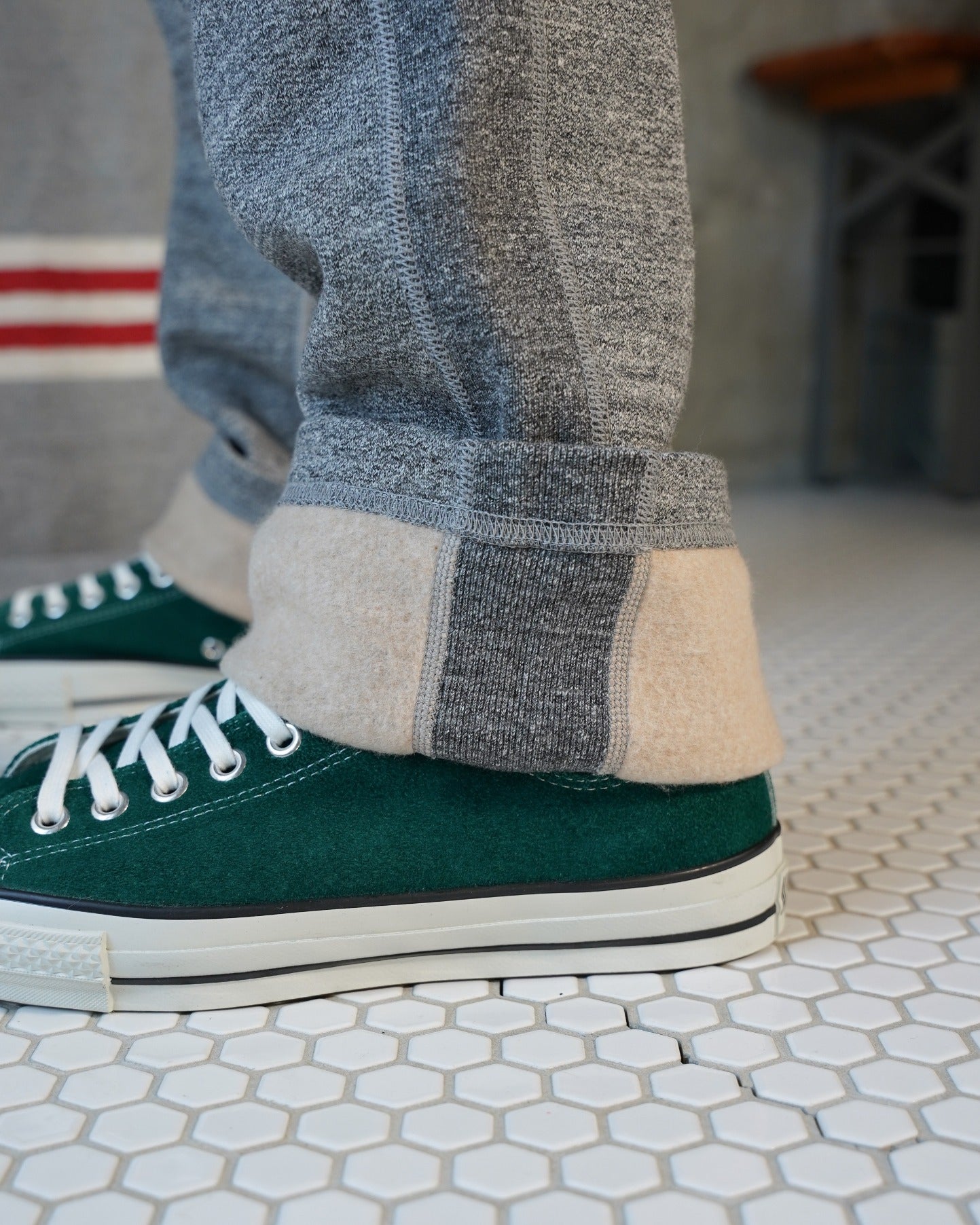 Sweatpants - Fleeced Foxfibre® - Charcoal