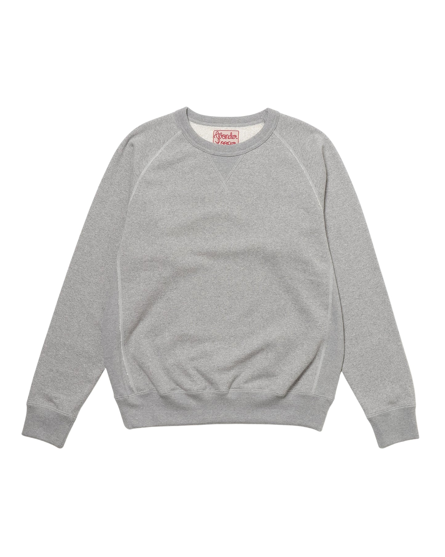 Pullover Crewneck - Super Looper French Terry - Heather Grey | Wonder Looper