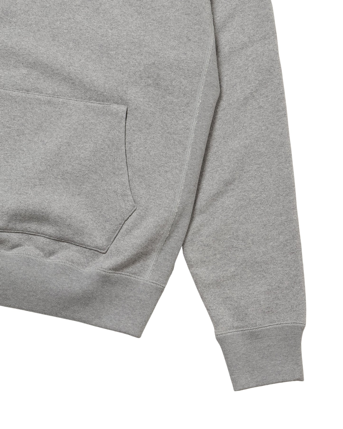 Pullover Hoodie - Super Looper French Terry - Heather Grey | Wonder Looper