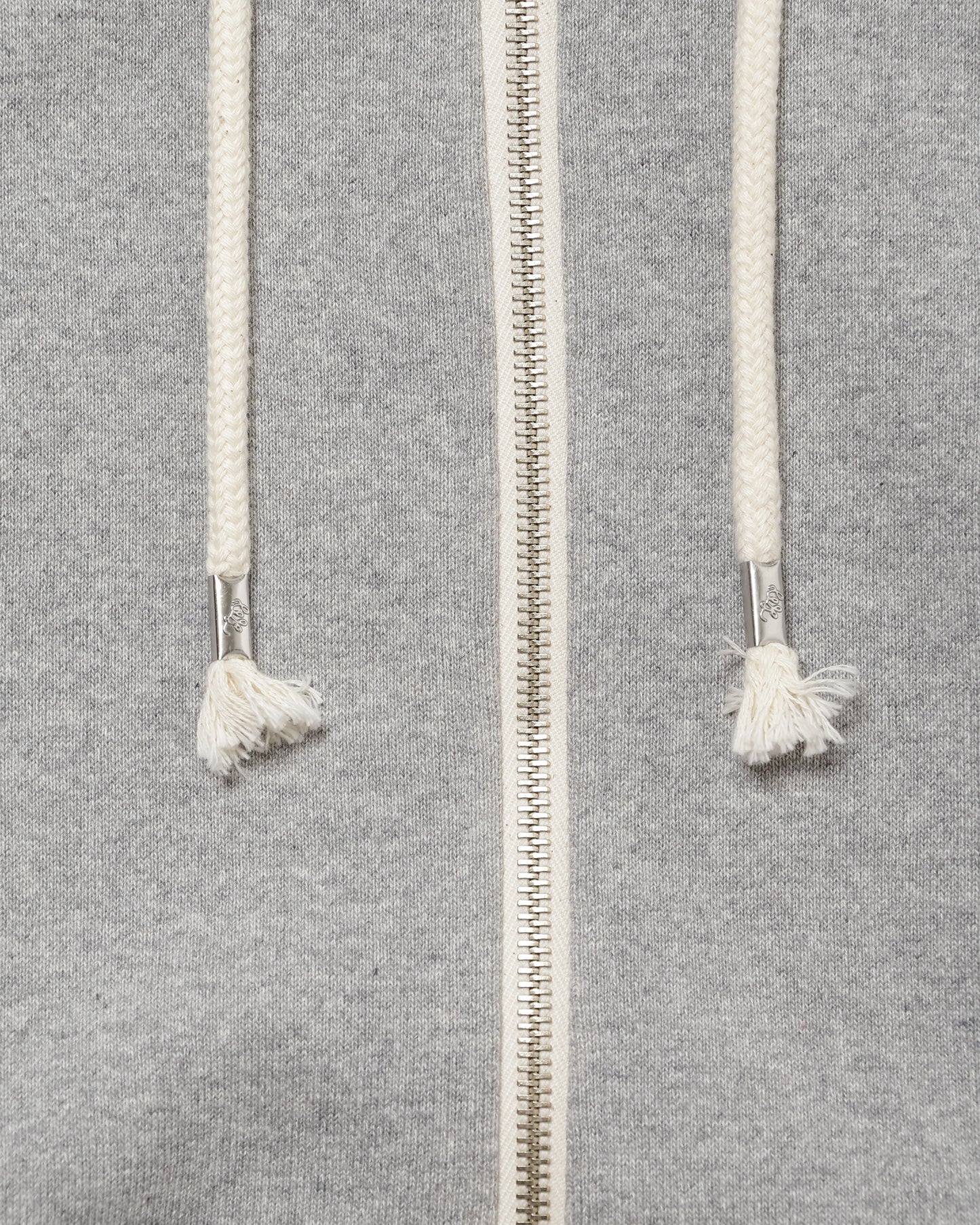 Zip Hoodie - Super Looper French Terry - Heather Grey | Wonder Looper