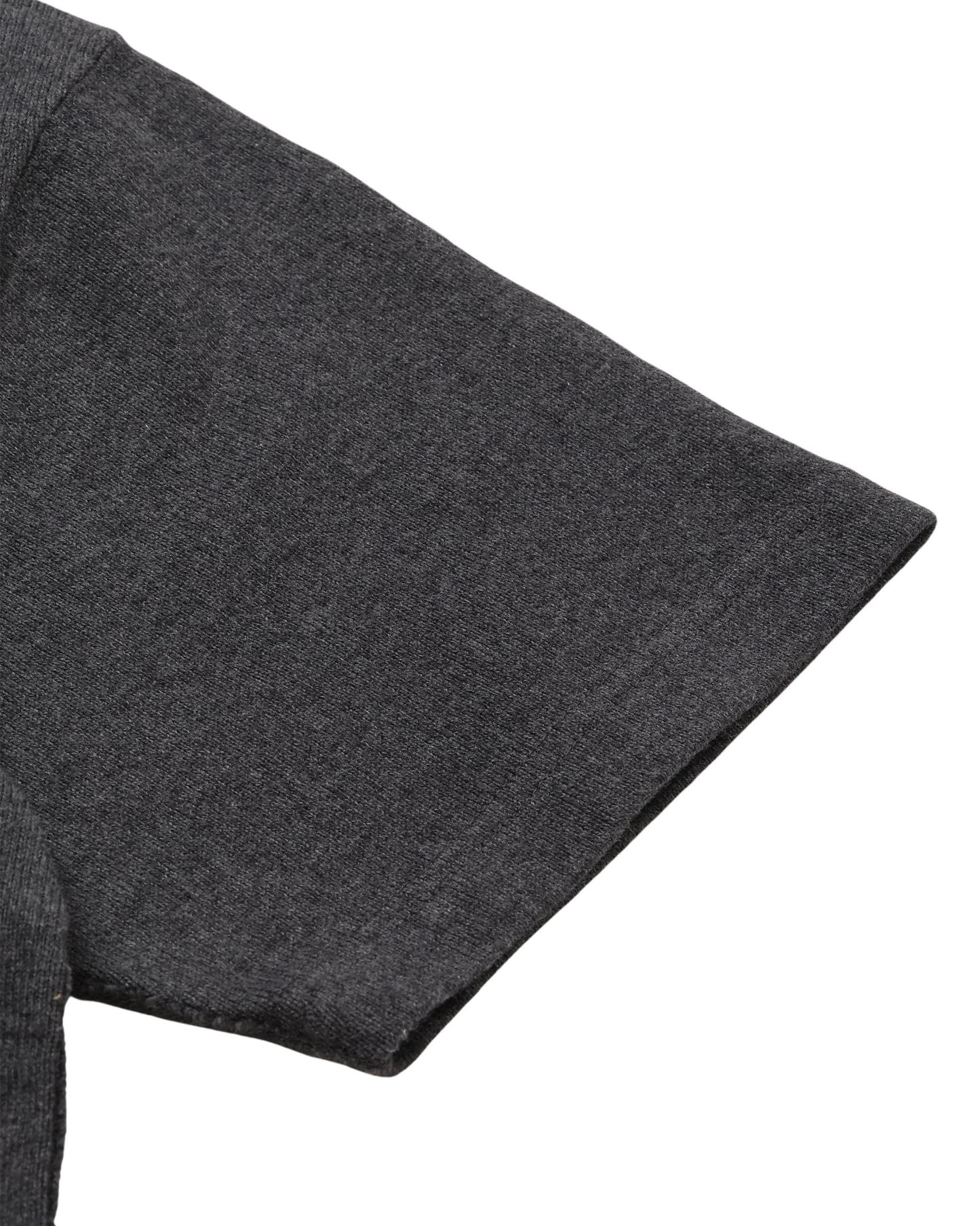 Crewneck T-shirt - Double Heavyweight - Charcoal