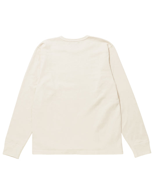 Long Sleeve T-shirt - Double Heavyweight - Ecru