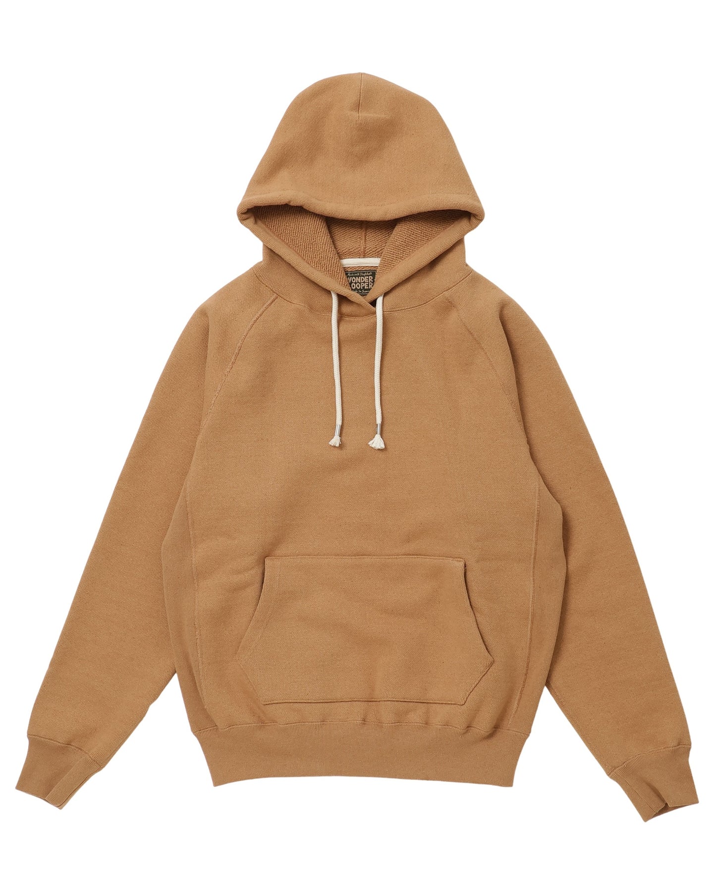 Pullover Hoodie - Foxfibre® Double Heavyweight French Terry - Coyote 80