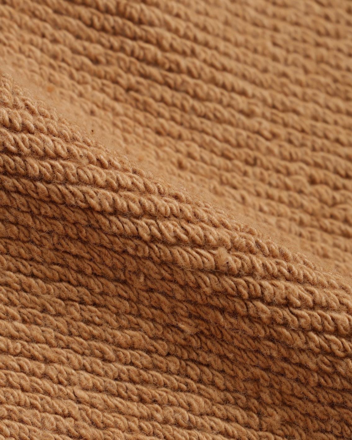 Pullover Hoodie - Foxfibre® Double Heavyweight French Terry - Coyote 80