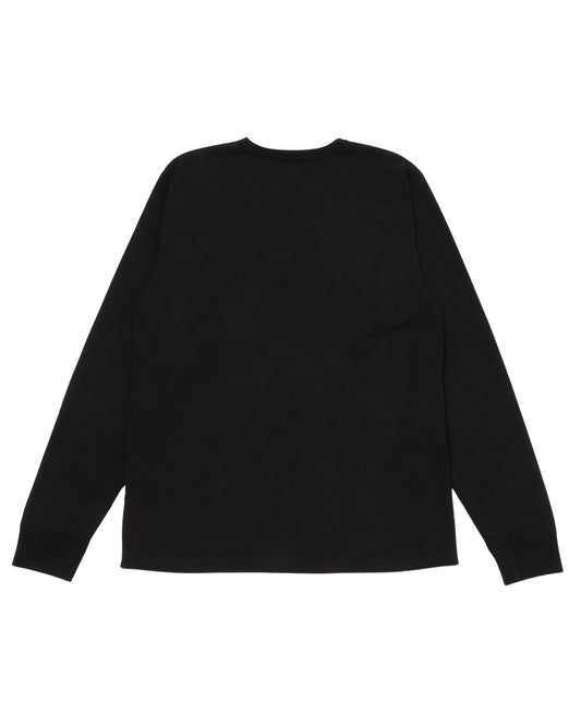 Long Sleeve T-shirt - Double Heavyweight - Black