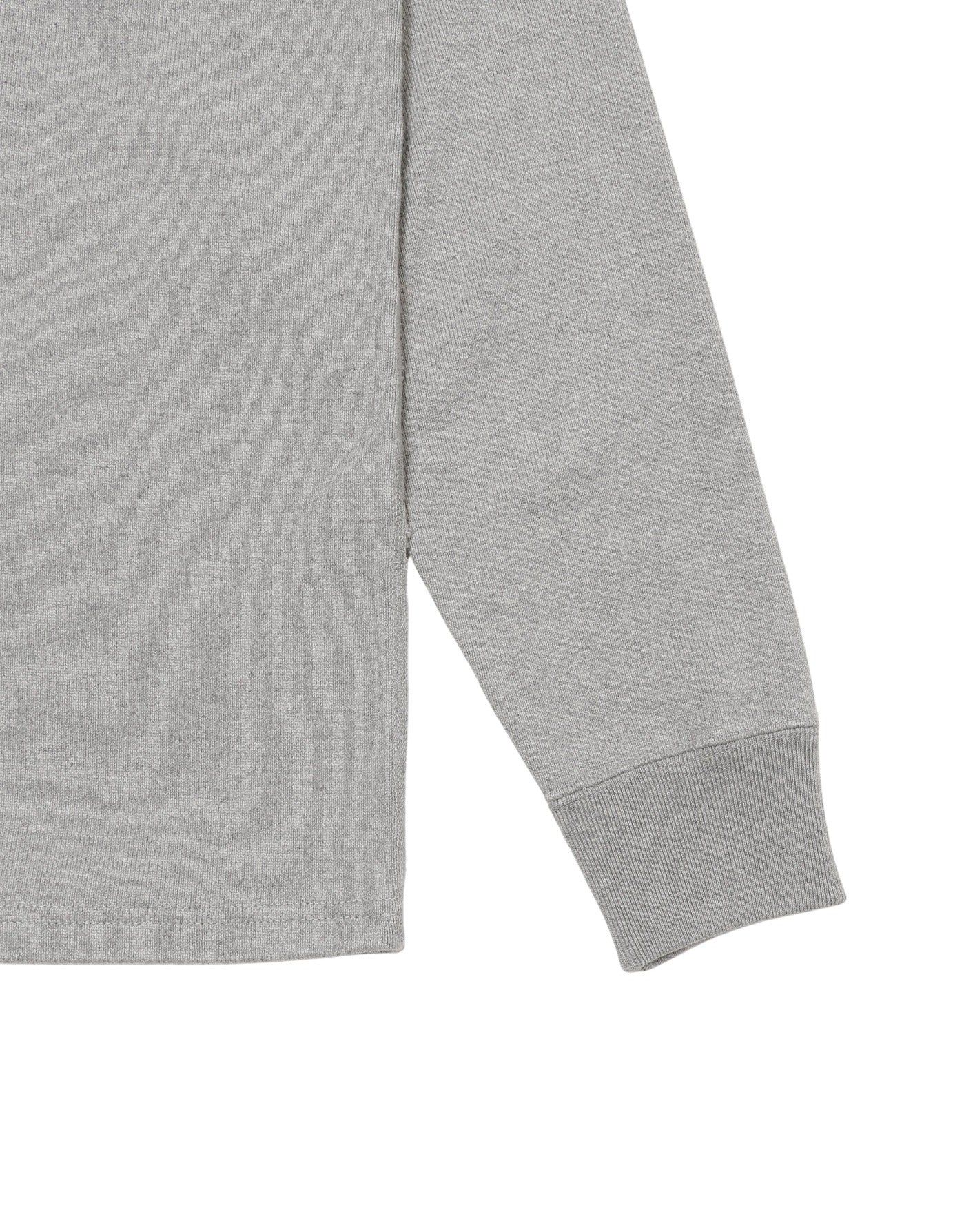 Long Sleeve T-shirt - Double Heavyweight - Heather Grey