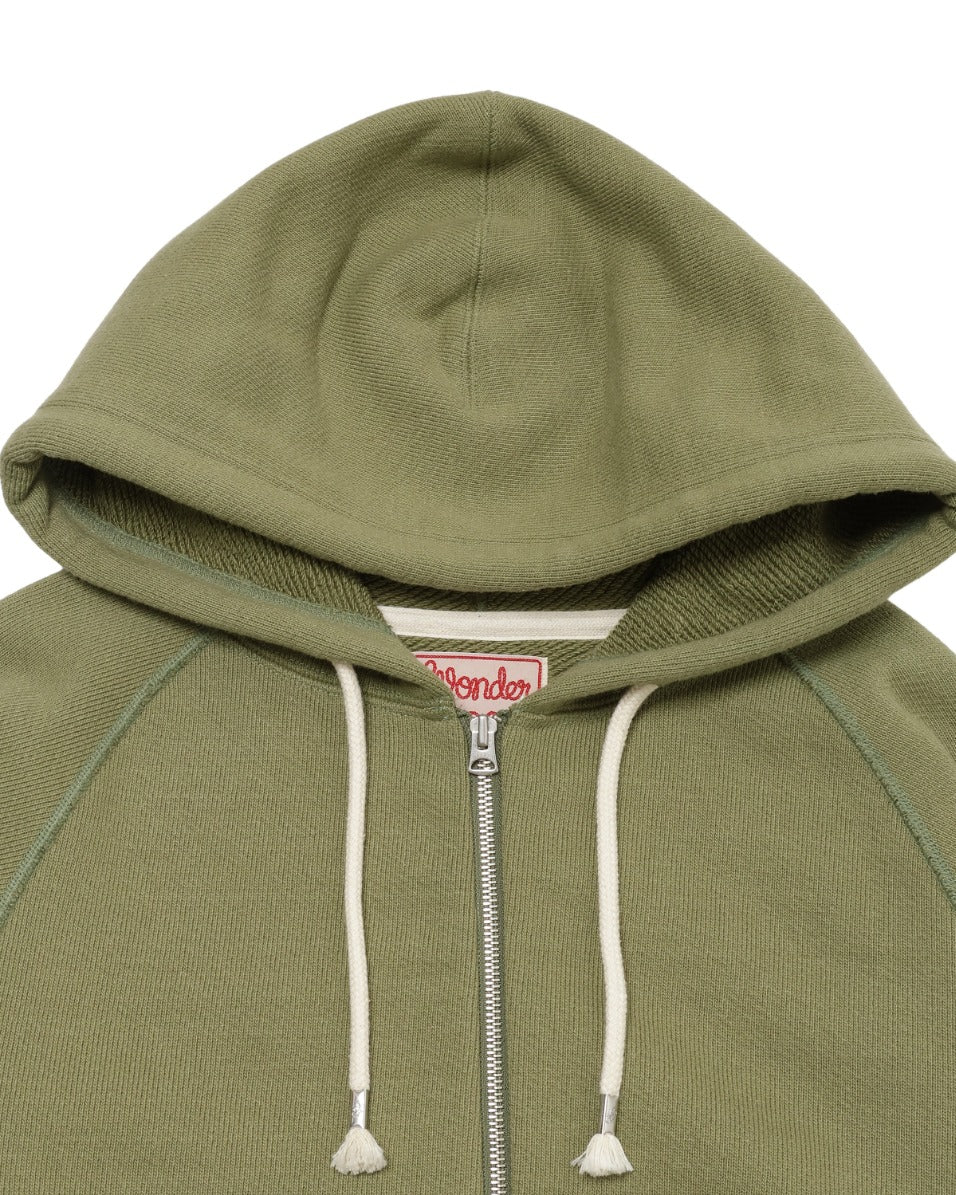 Zip Hoodie - Double Heavyweight French Terry - Sage