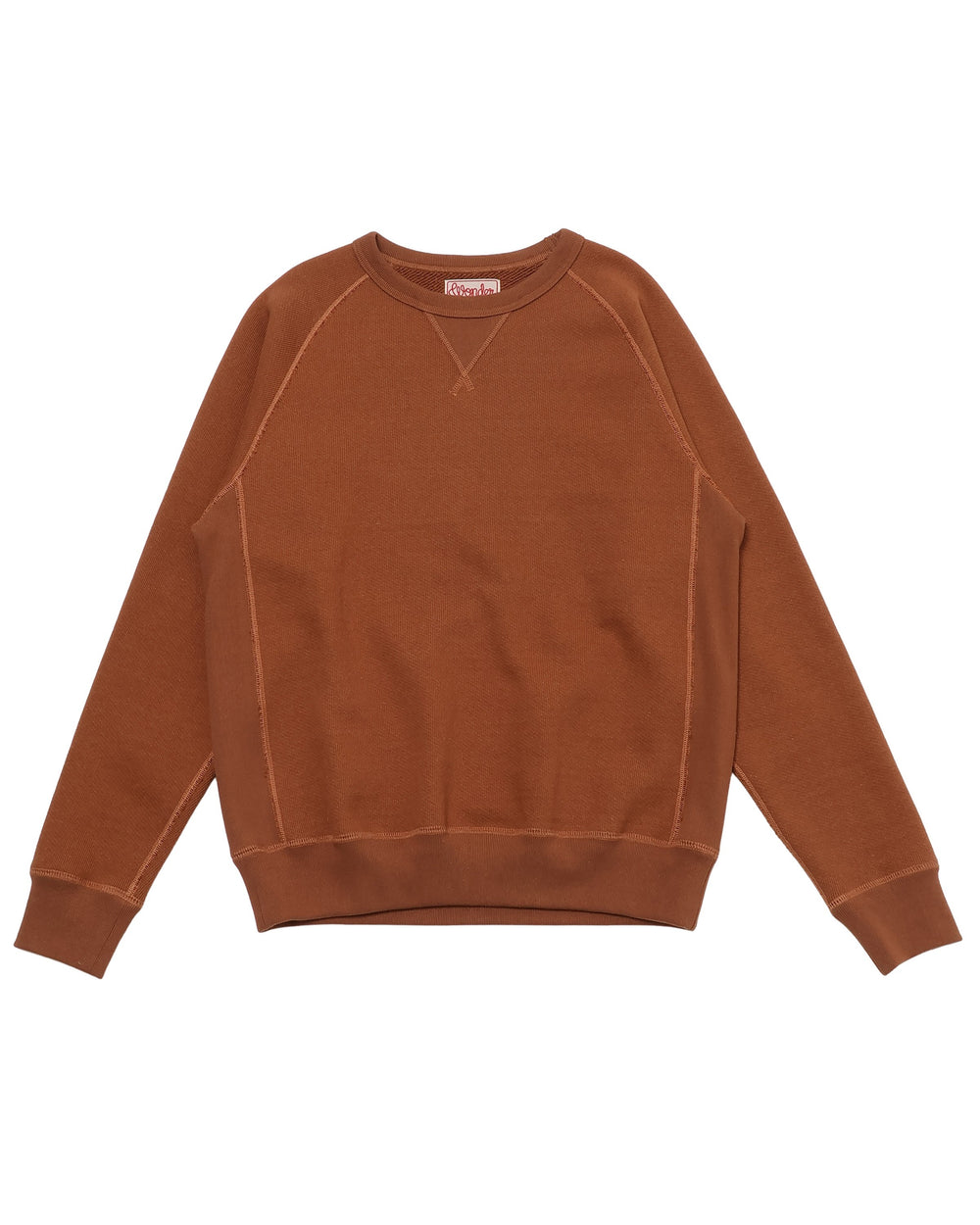 Pullover Crewneck - Double Heavyweight French Terry - Rust