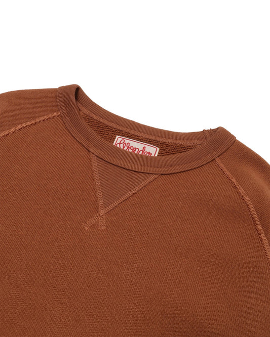 Pullover Crewneck - Double Heavyweight French Terry - Rust