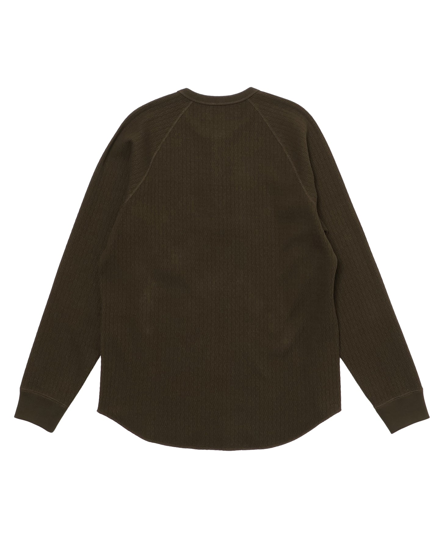 Henley - Cashmere Blend Honeycomb - Khaki