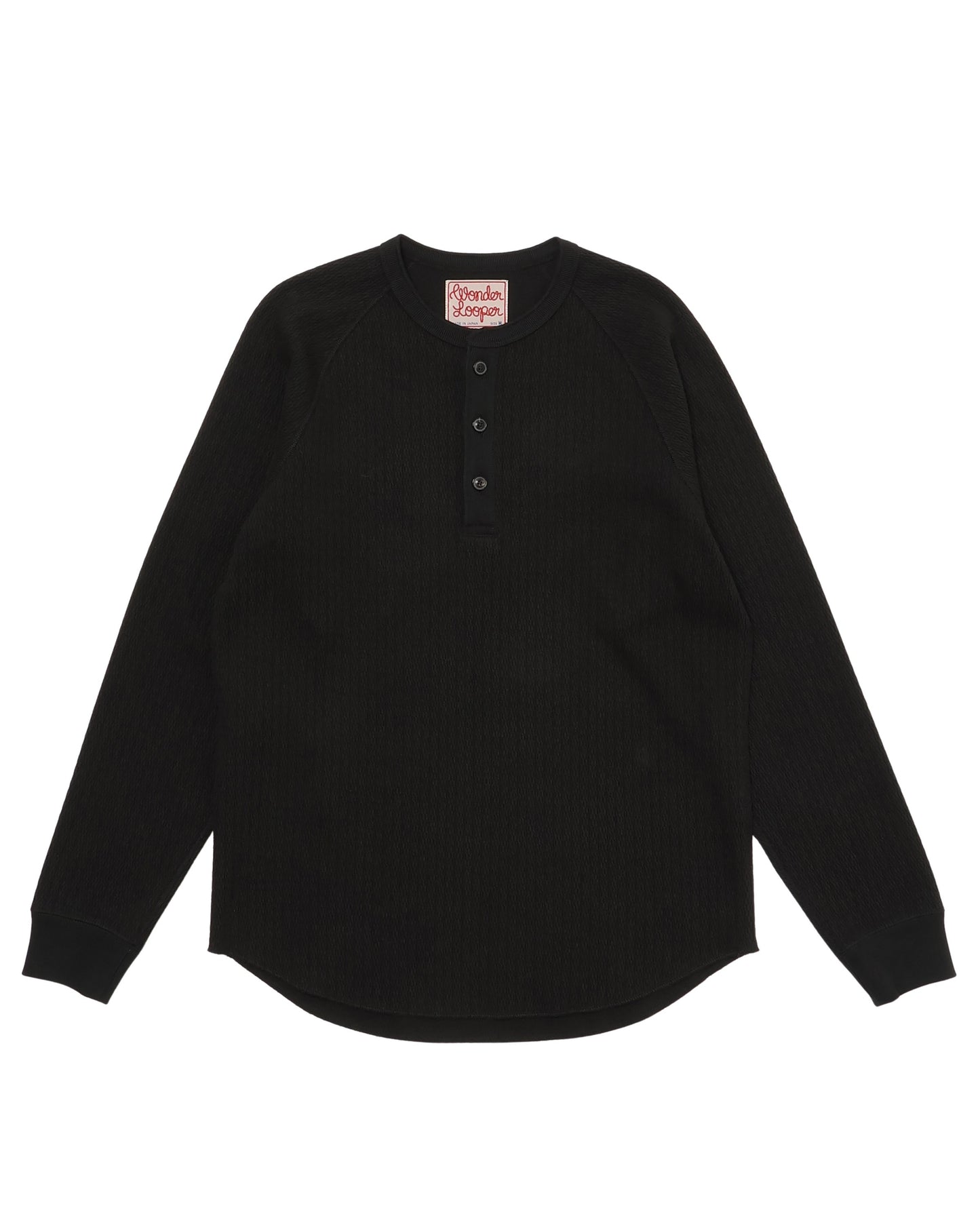 Henley - Cashmere Blend Honeycomb - Sumi