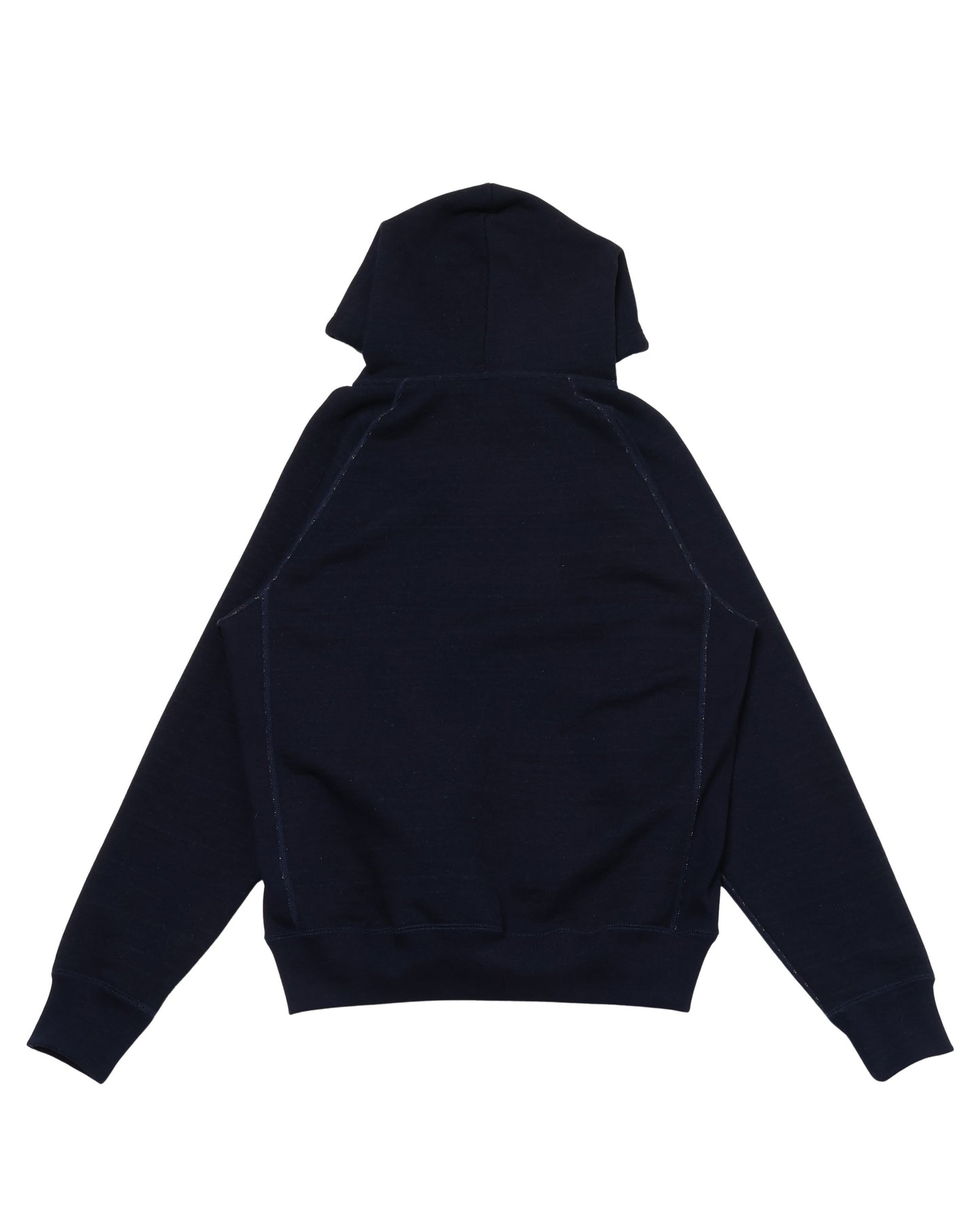 Pullover Hoodie - Real Indigo Blanket Striped French Terry
