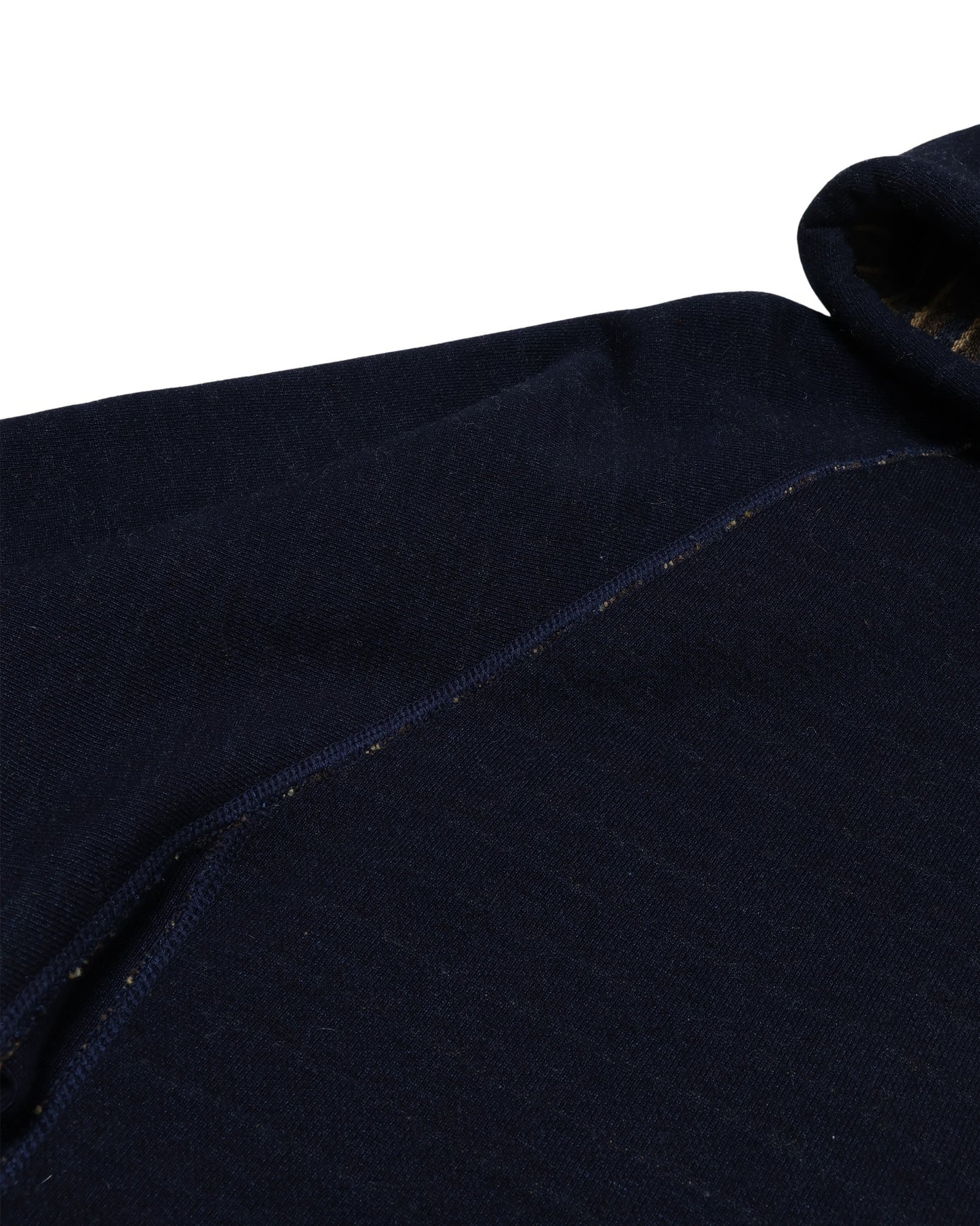 Pullover Hoodie - Real Indigo Blanket Striped French Terry