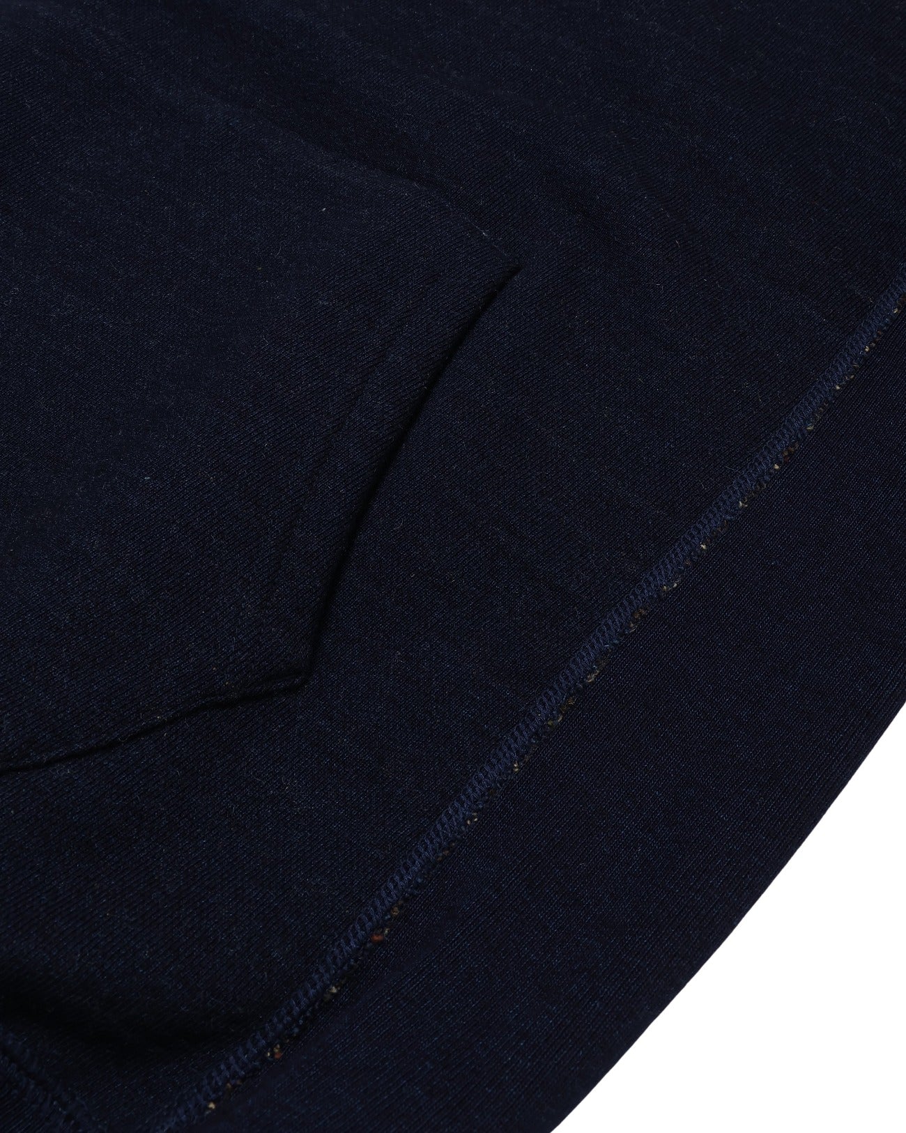 Pullover Hoodie - Real Indigo Blanket Striped French Terry