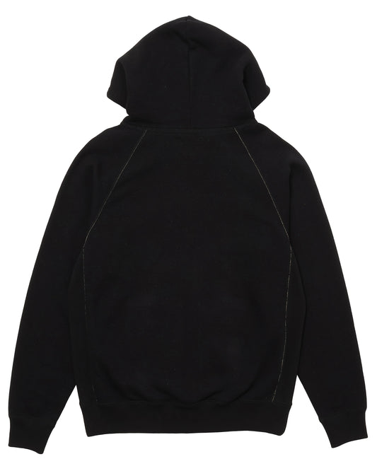 Zip Hoodie - Fleeced Foxfibre® - Black