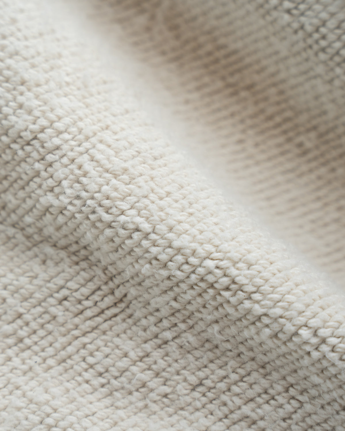 Zip Hoodie - Double Heavyweight French Terry - Heather Grey