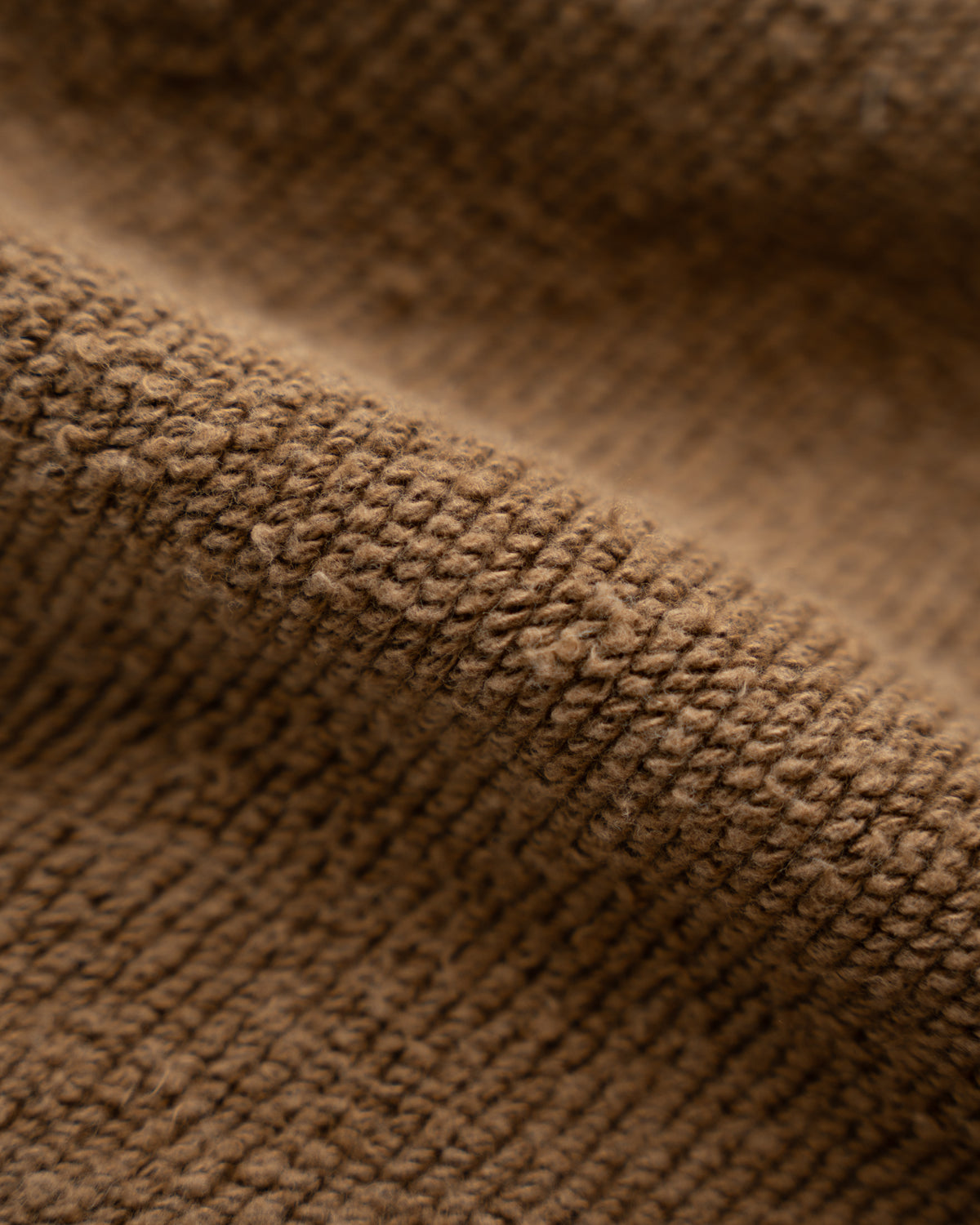 Zip Hoodie - Iron Mordant Foxfibre® Double Heavyweight French Terry - Coyote 80