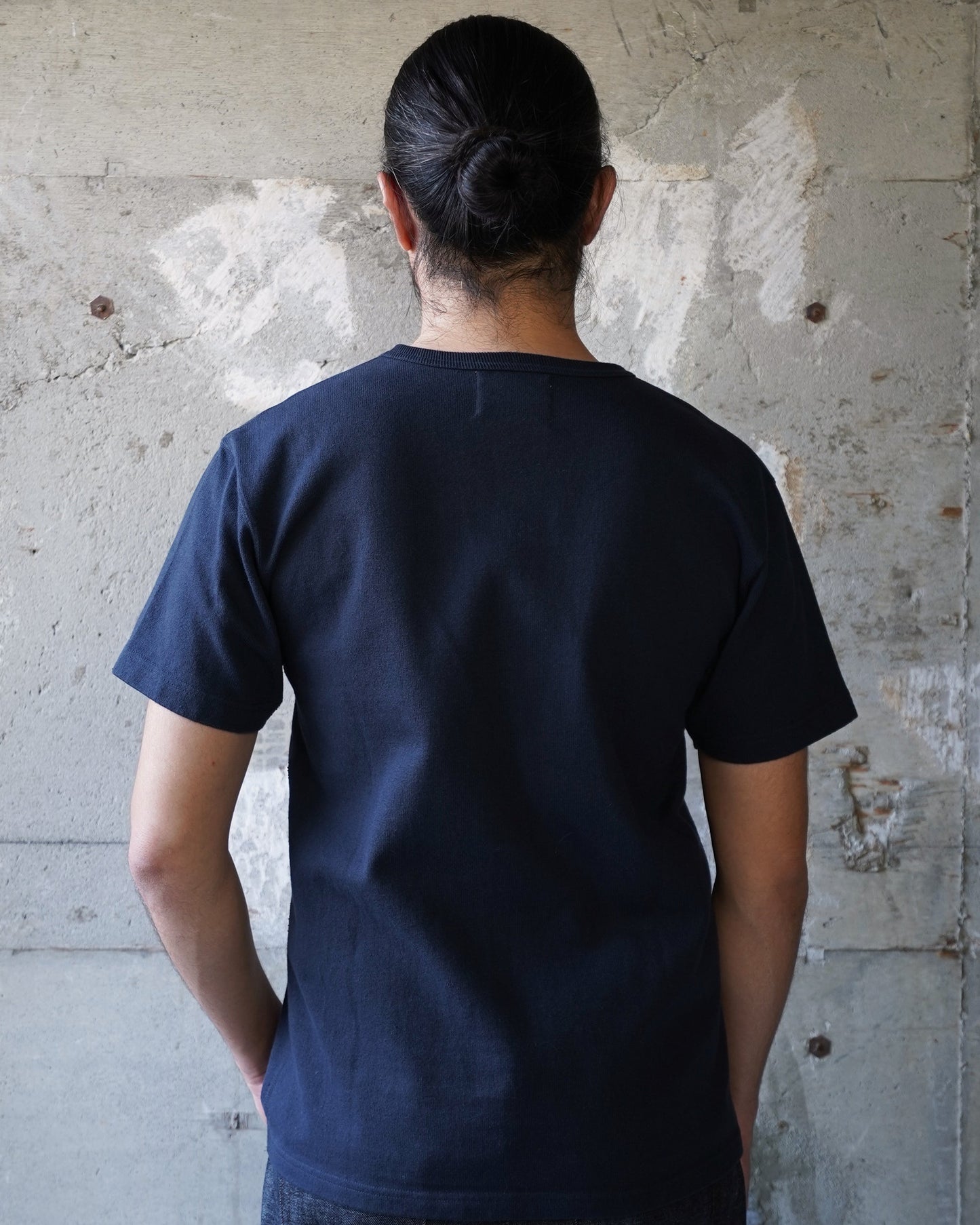 Crewneck T-shirt - Double Heavyweight - Navy