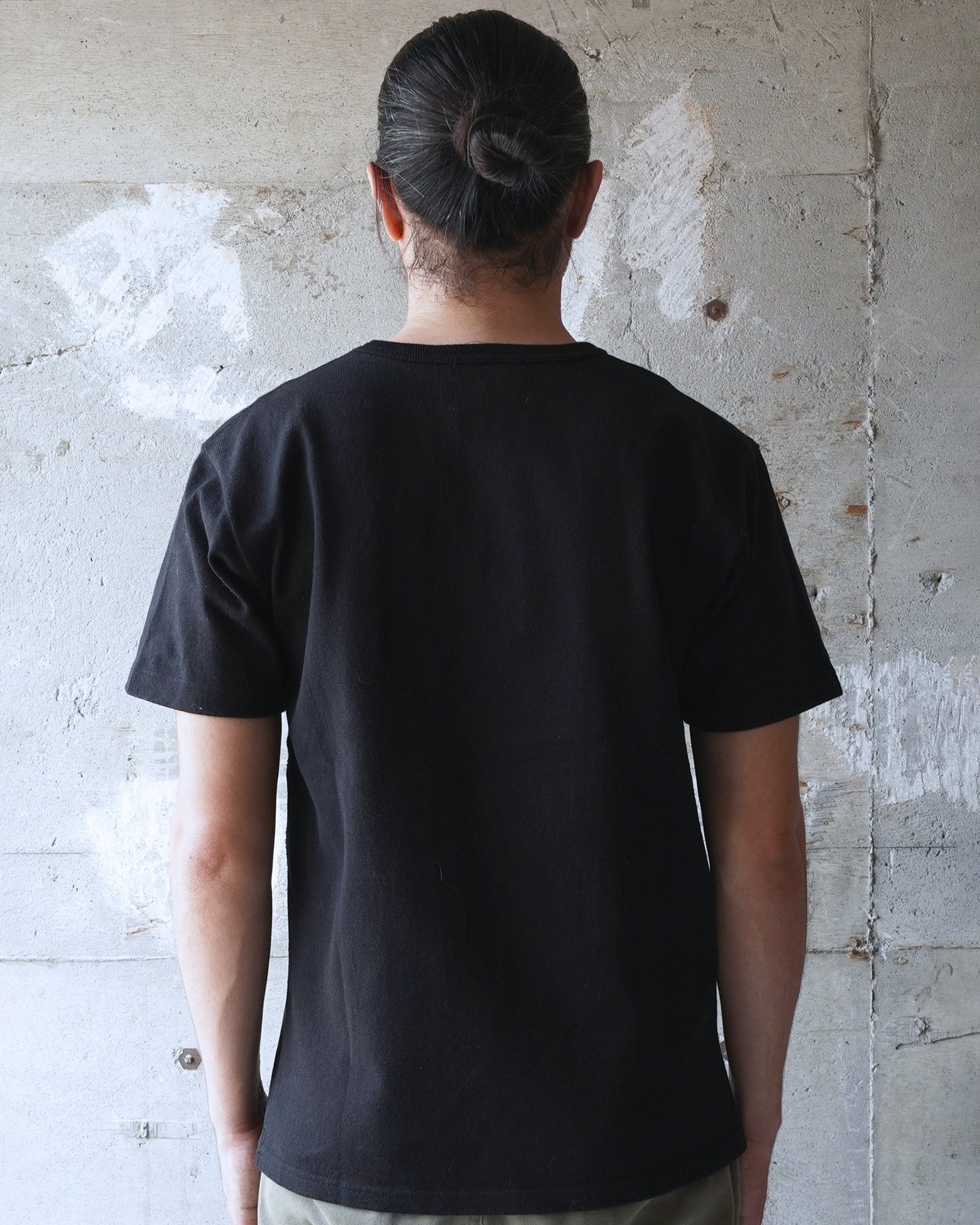 Crewneck T-shirt - Double Heavyweight - Black