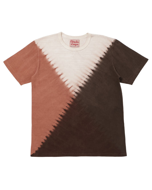 Natural Dye ELS Recycled Cotton Slub T-shirt - Sharinbai + Doro Shibori