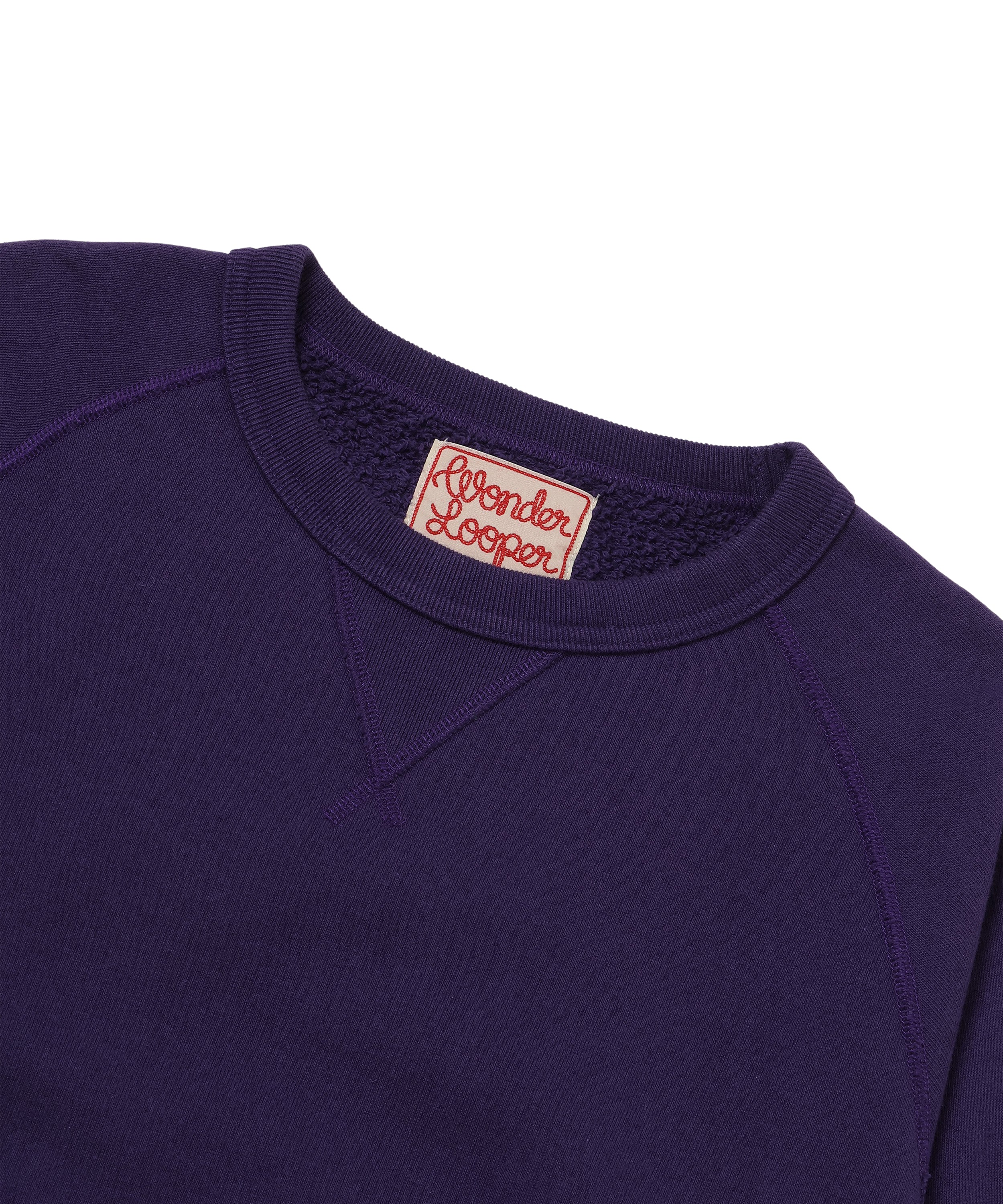 Pullover Crewneck - Super Looper French Terry - Purple – Wonder Looper