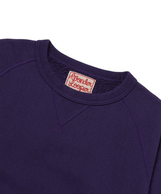 Pullover Crewneck - Super Looper French Terry - Purple