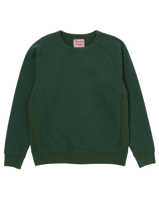 Crewneck - Double Heavyweight French Terry - Racing Green